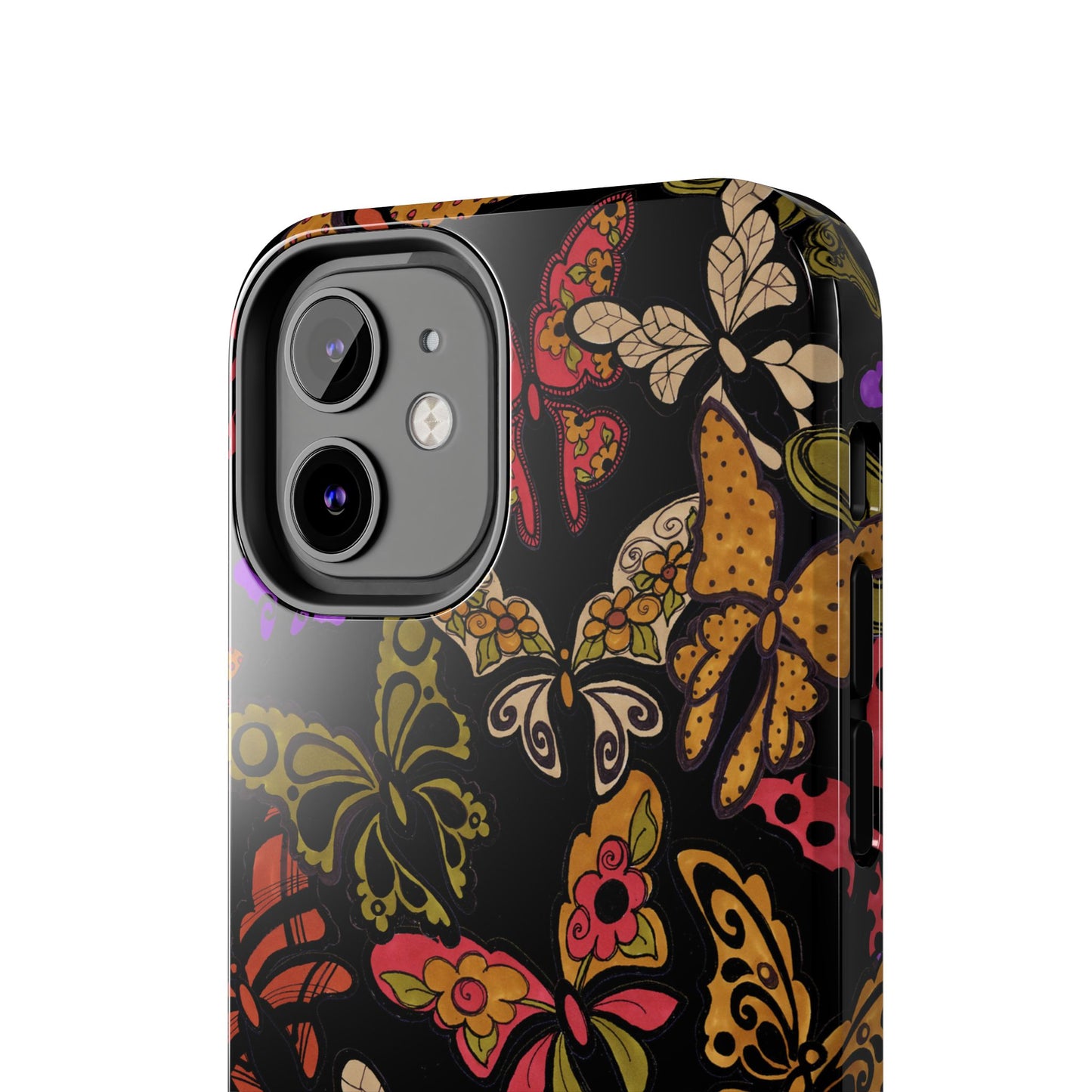Flighty Black Phone Case