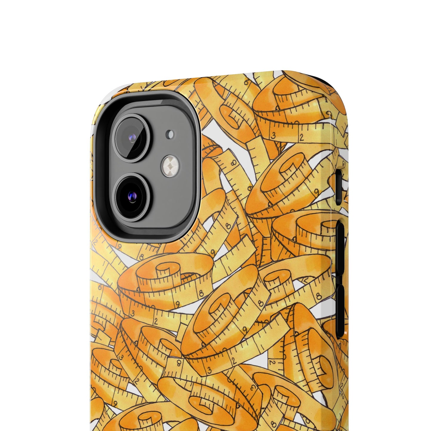 Tape Storm White / Yellow Phone Case