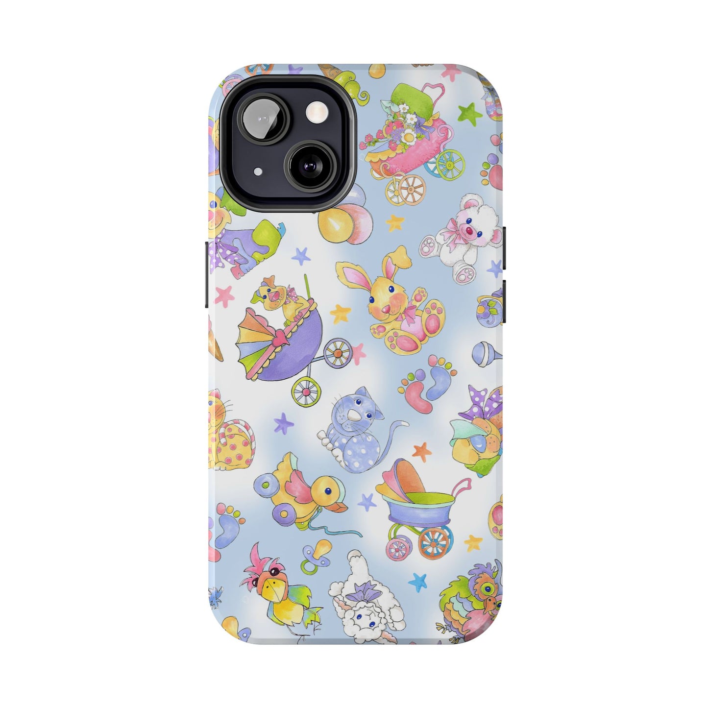 Busy Baby Blue Sky Phone Case