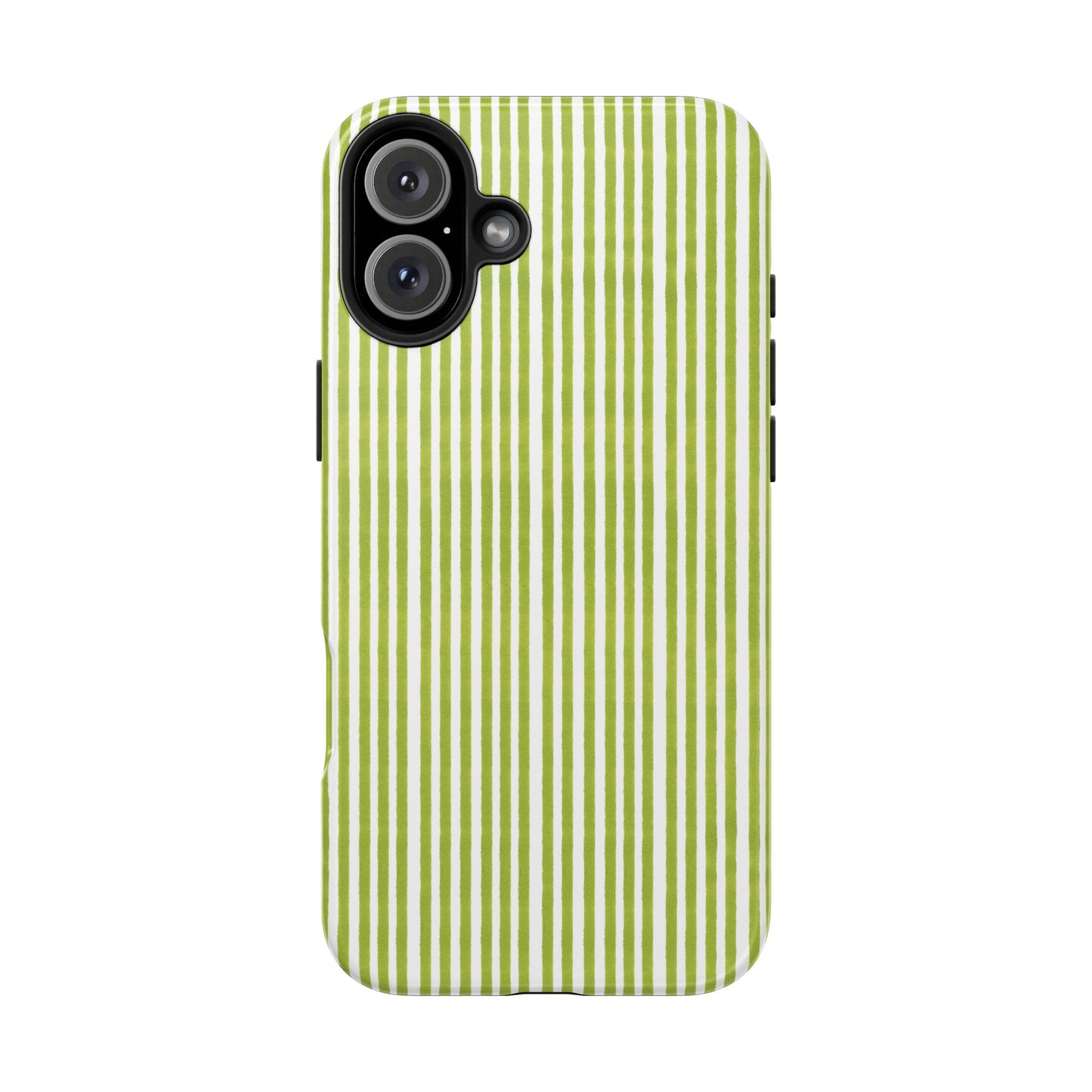 Lazy Stripe Lime Phone Case