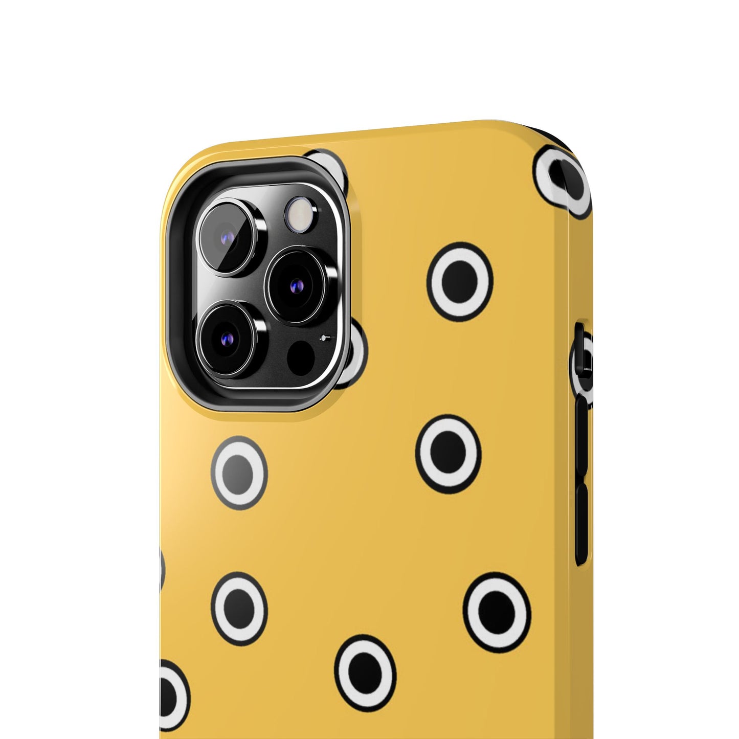 CD Dots Yellow / Black Phone Case