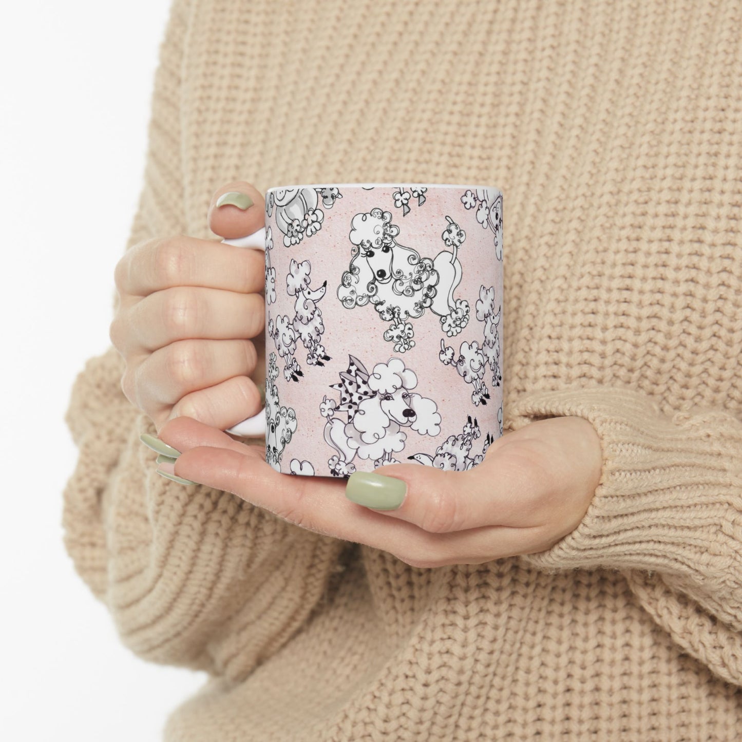 Paris Poodles Pink Cup