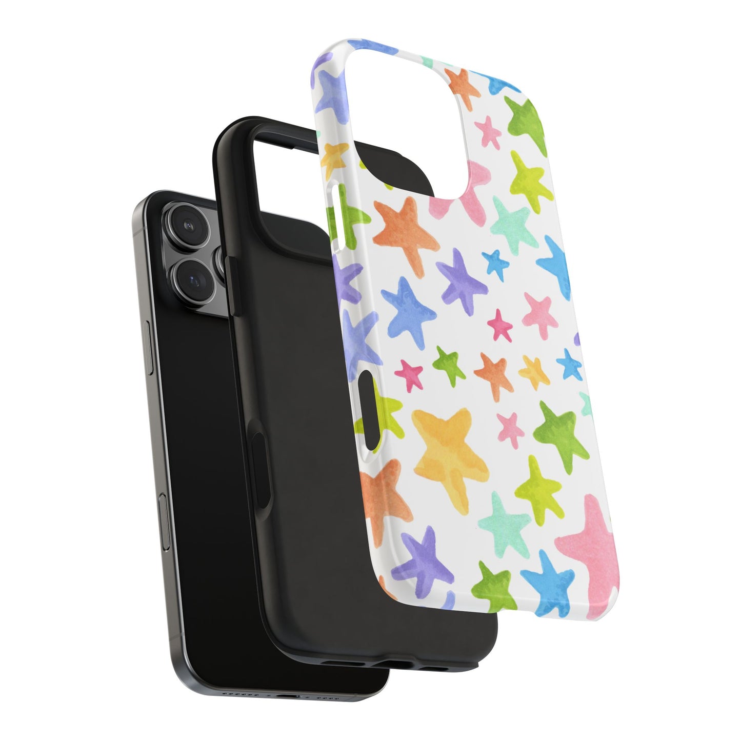 Happy Stars White Phone Case