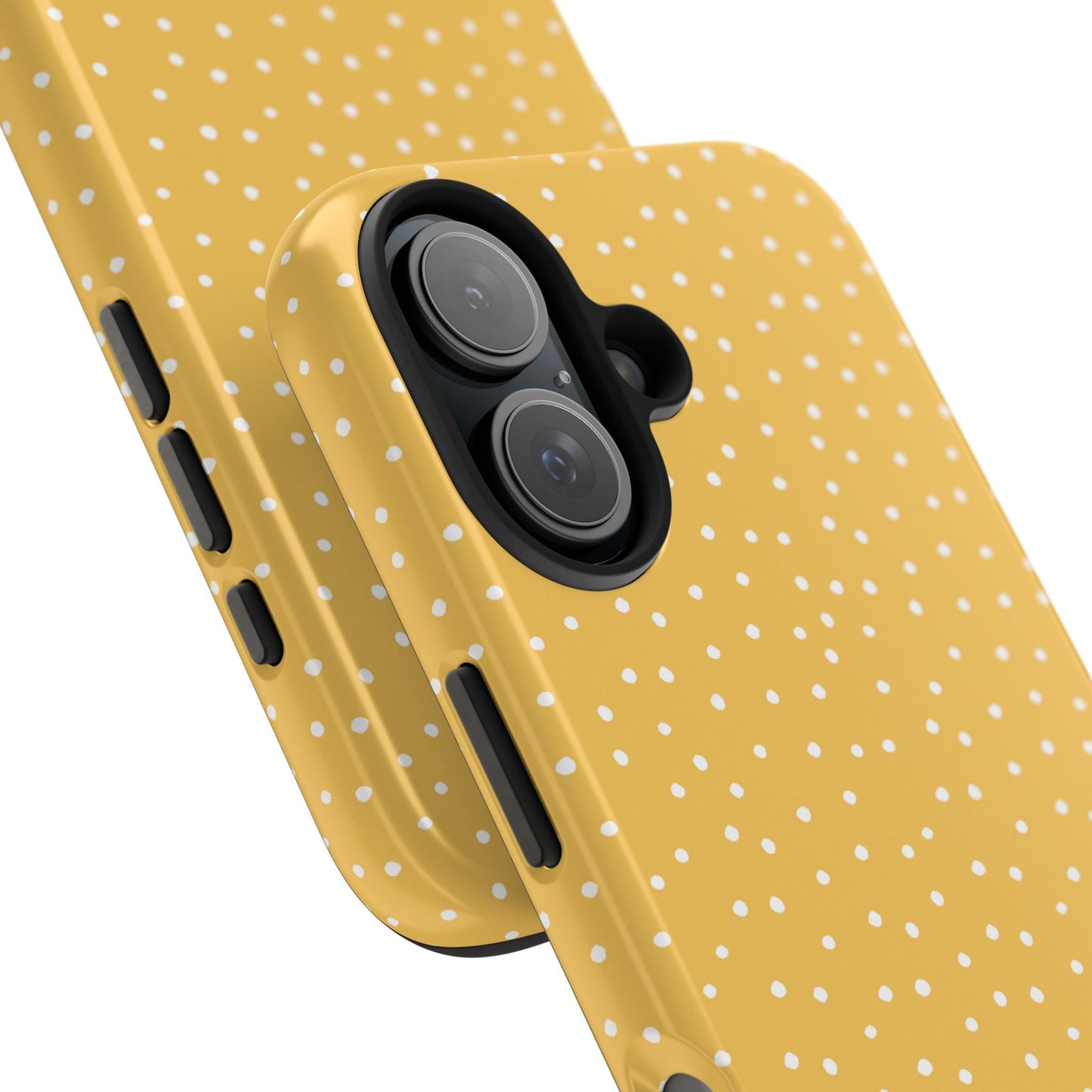 Dinky Dots Yellow / White Phone Case