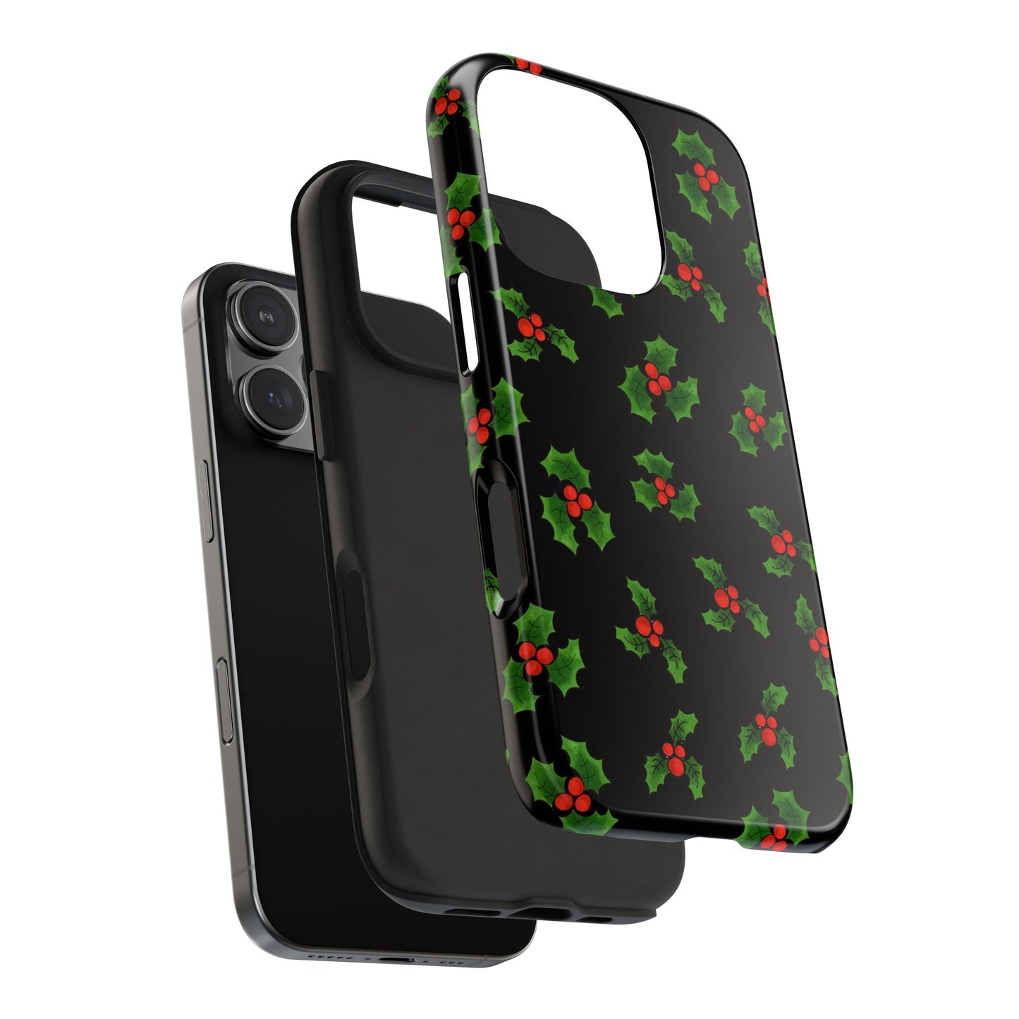 Lotsa Holly Black Phone Case