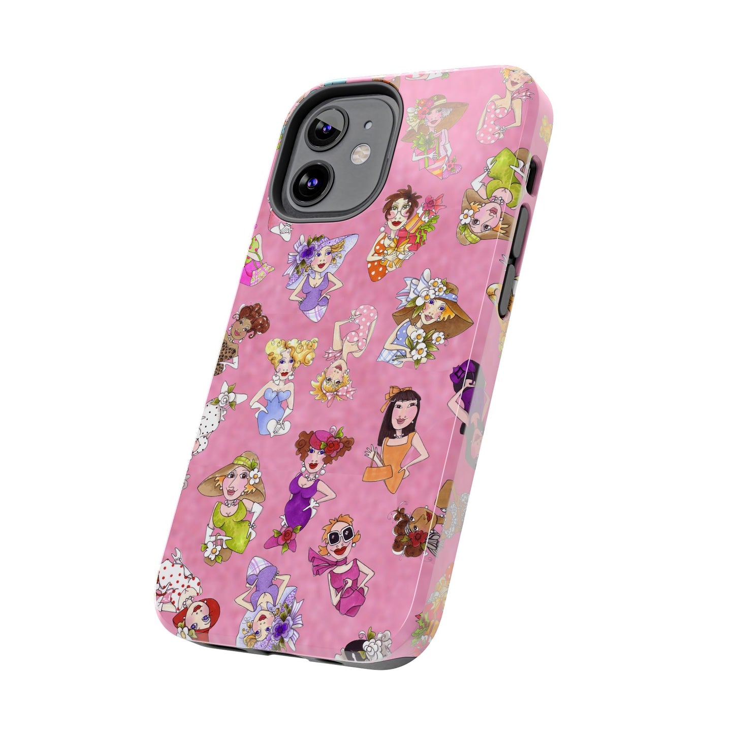 Fast Women Tossed Pink Phone Case