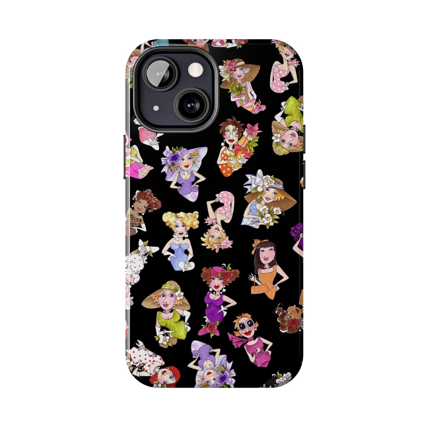 Fast Women Tossed Black Phone Case