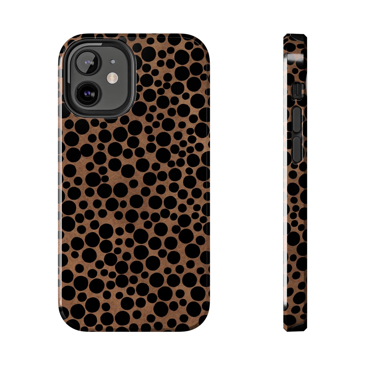 Felt Dots Caramel Phone Case