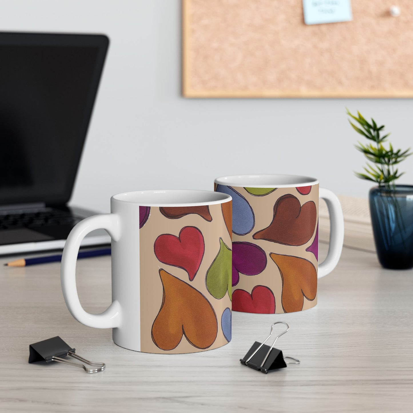 Big Hearted Khaki Cup