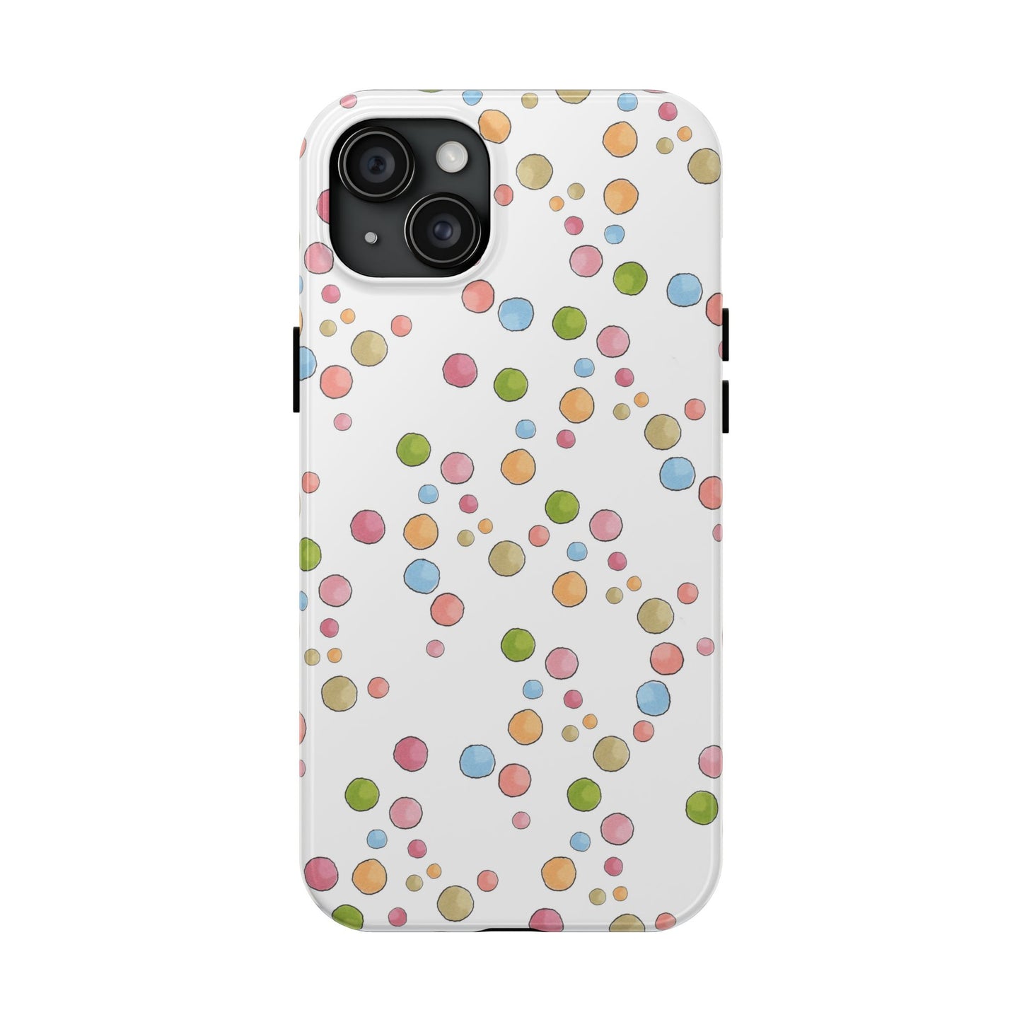 Clown Dots White Phone Case