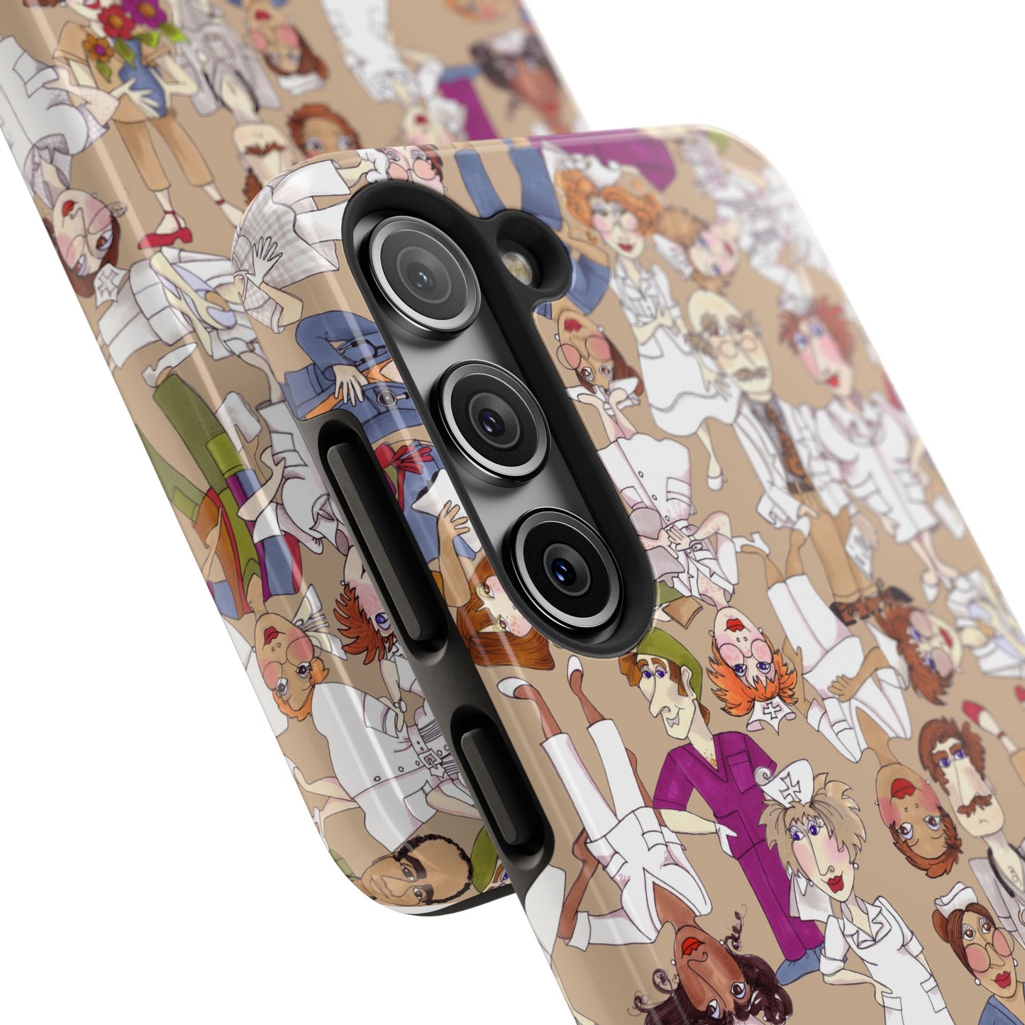 Diverse Nurse Khaki Phone Case