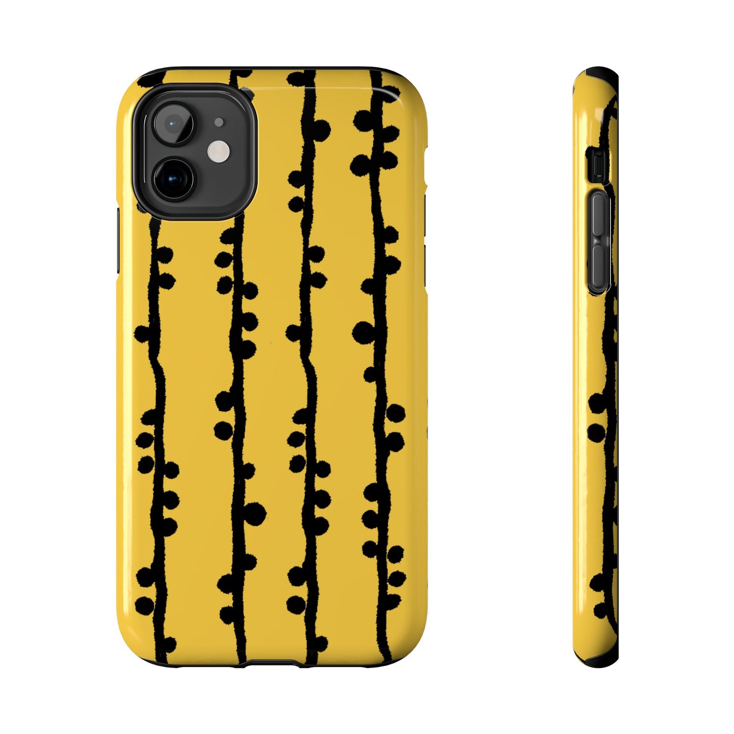 Loopy Stripe Yellow Phone Case