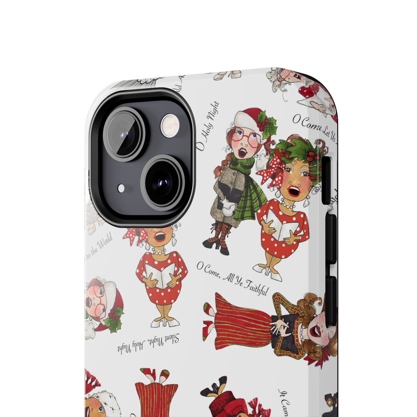 Tossed Carolers Phone Case