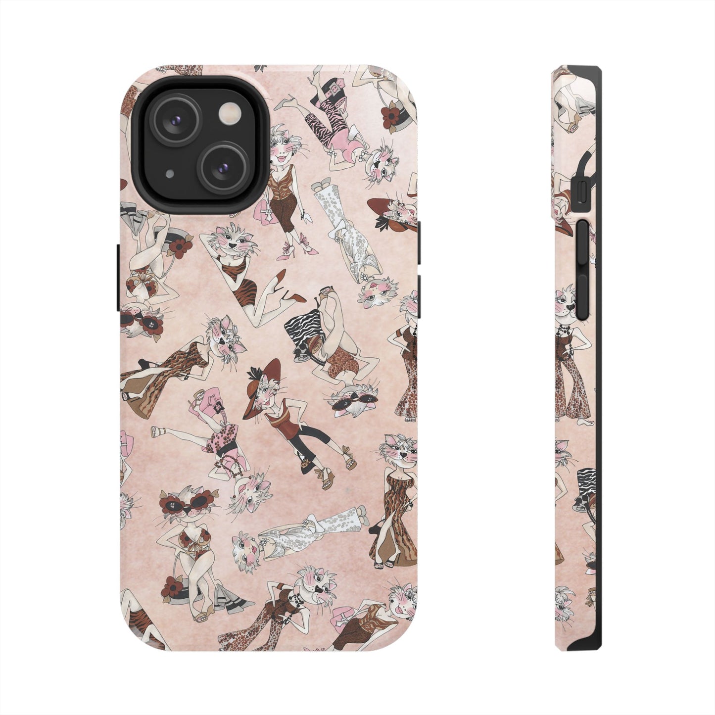 Spotted Lilies Pink Phone Case