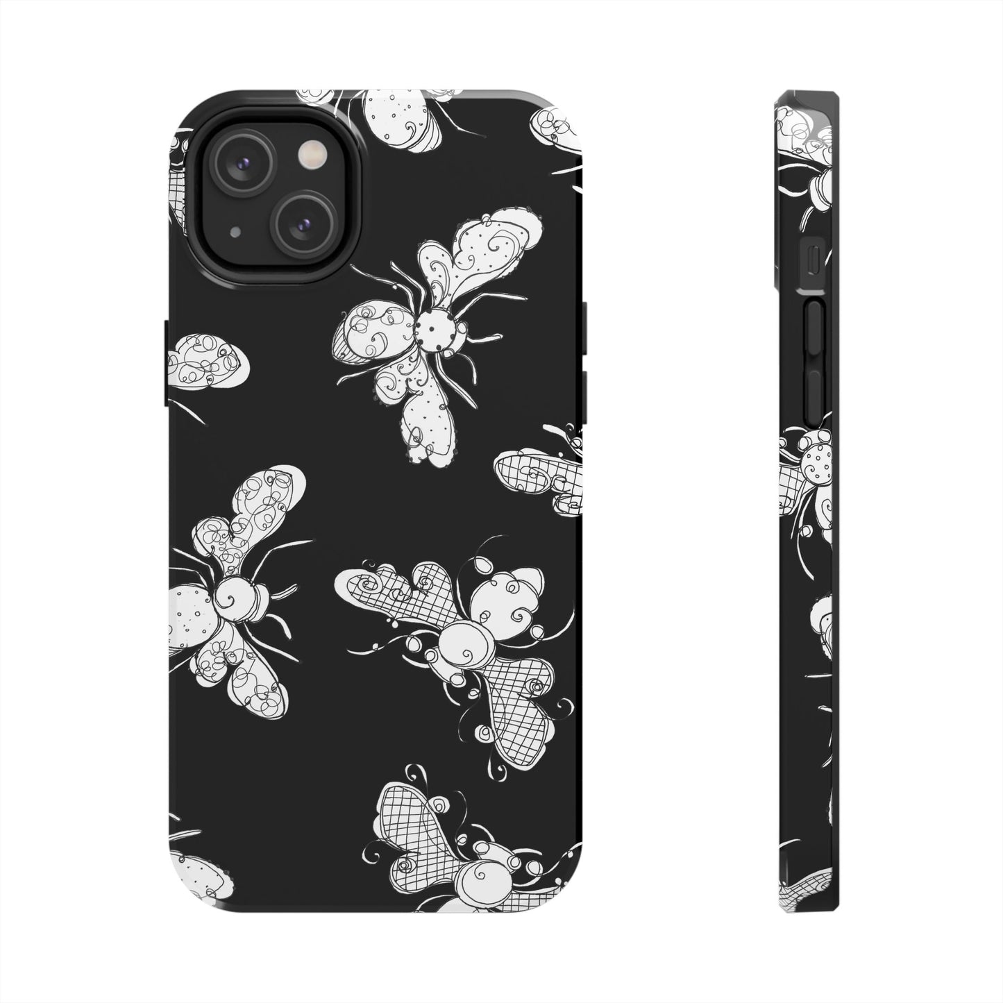 Busy Bee Black Phone Case