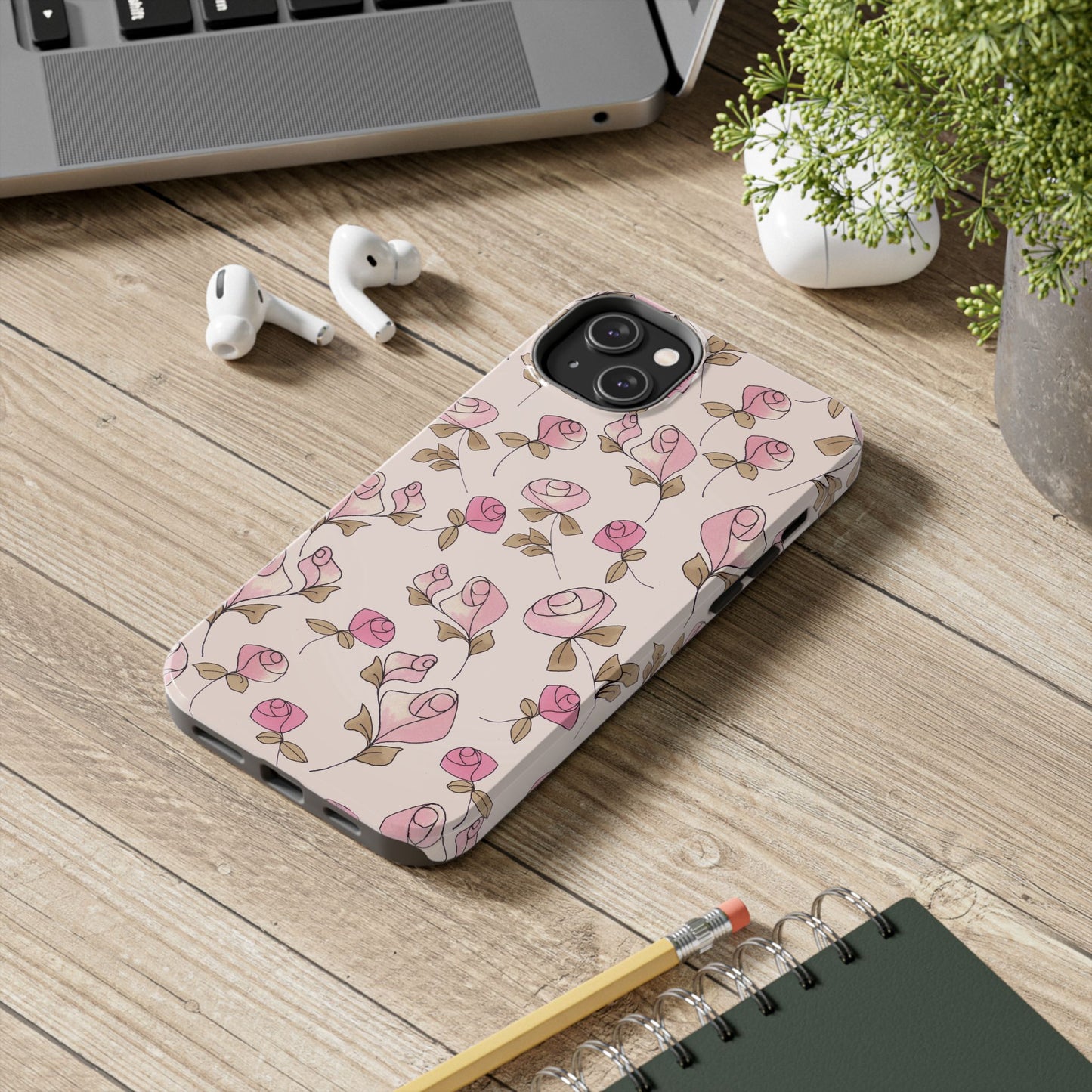 Simply Roses Vanilla Phone Case