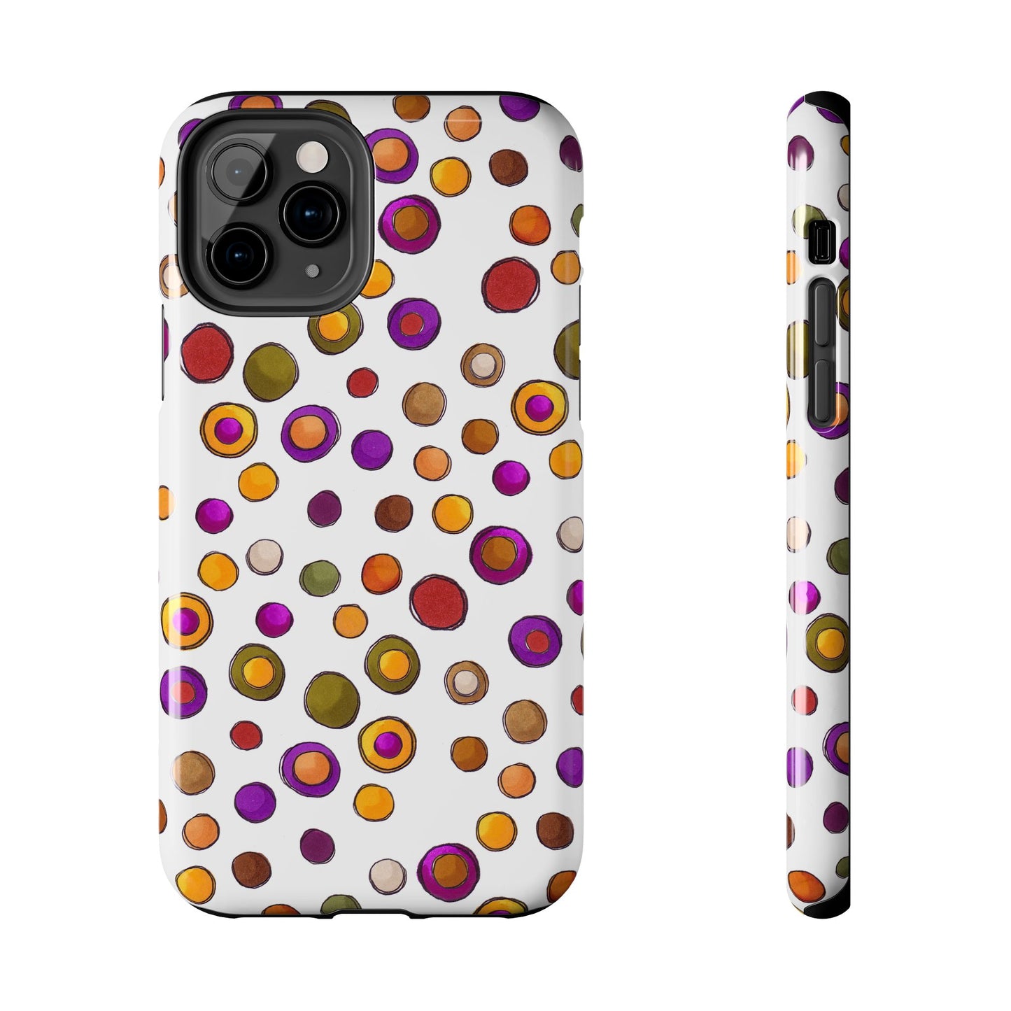 Sesame Dot White Phone Case