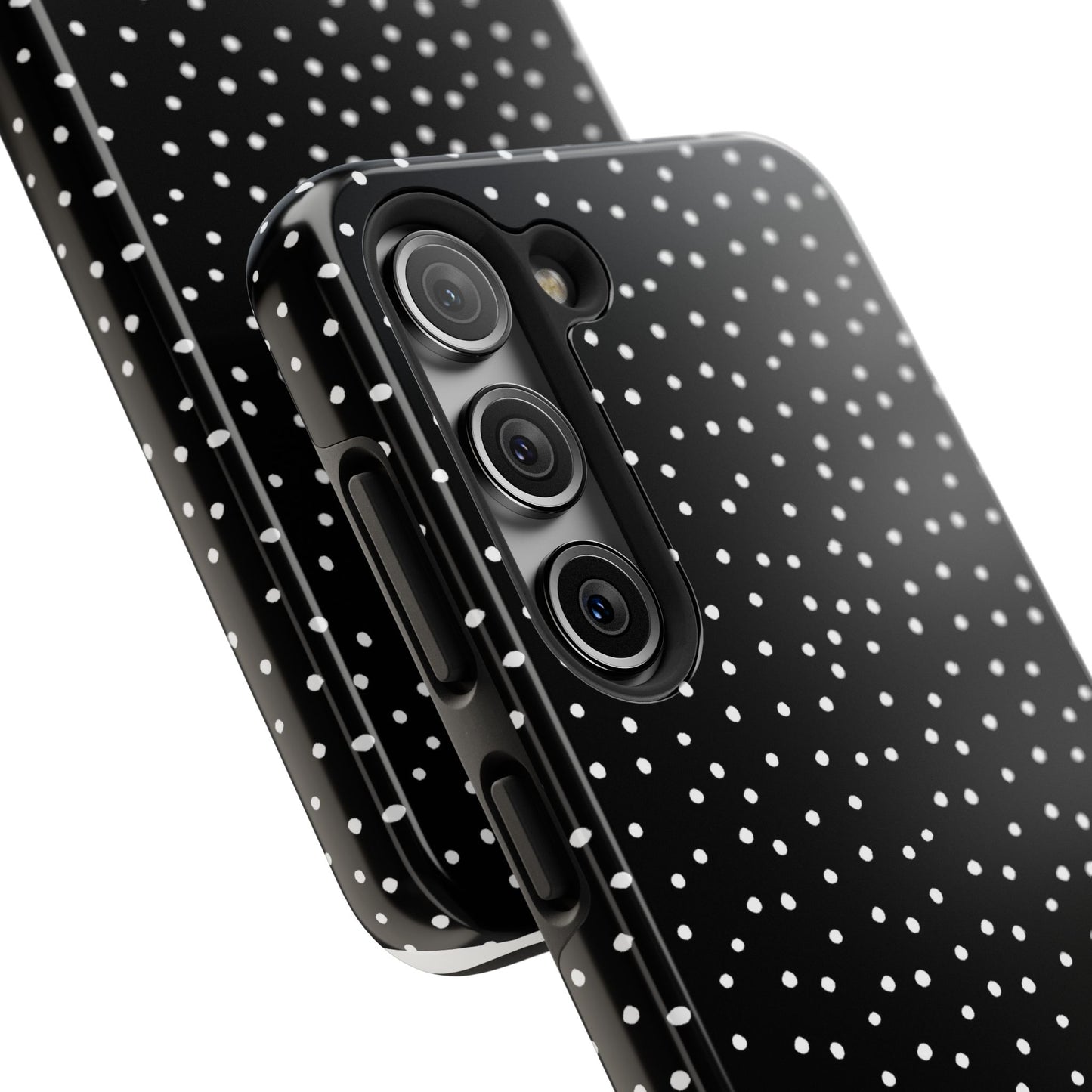Dinky Dots Black / White Phone Case