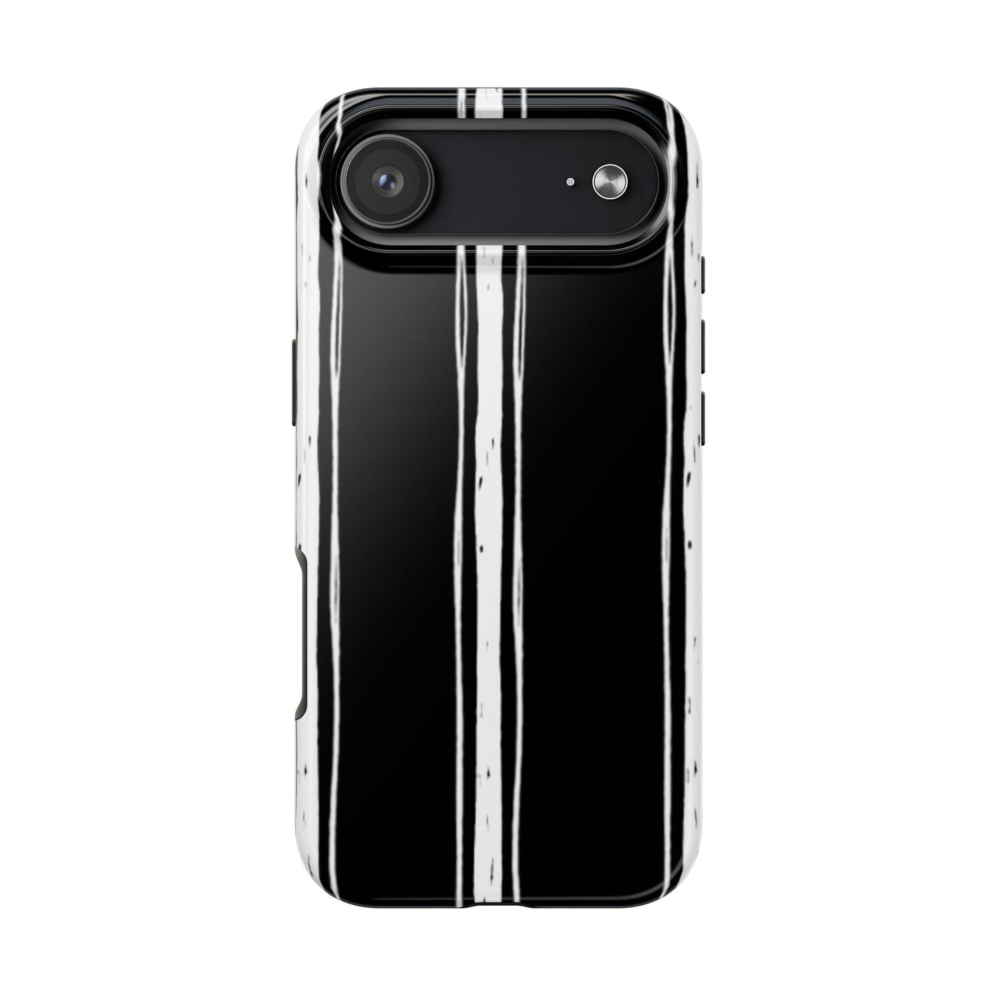 Black / White Stripe Phone Case