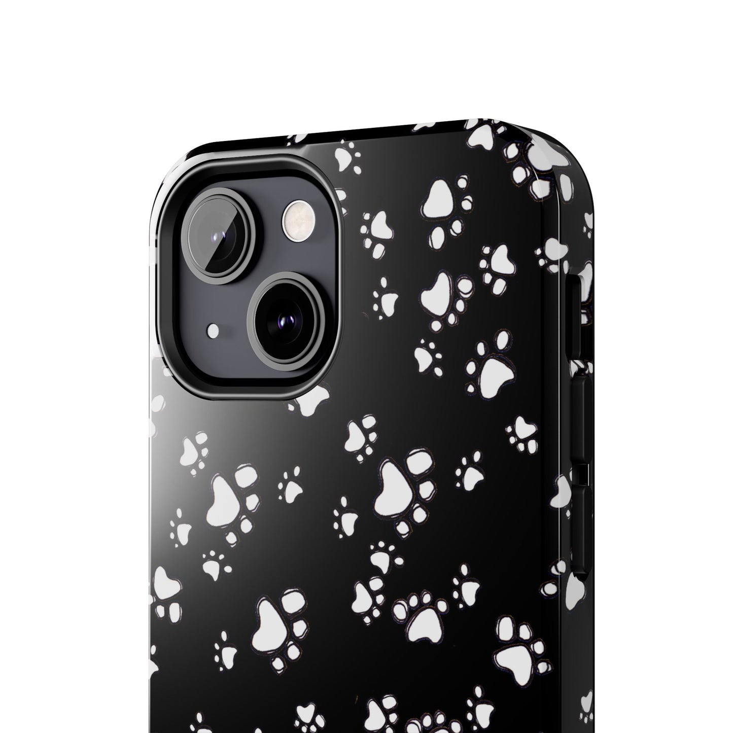 Paw Flakes Black Phone Case