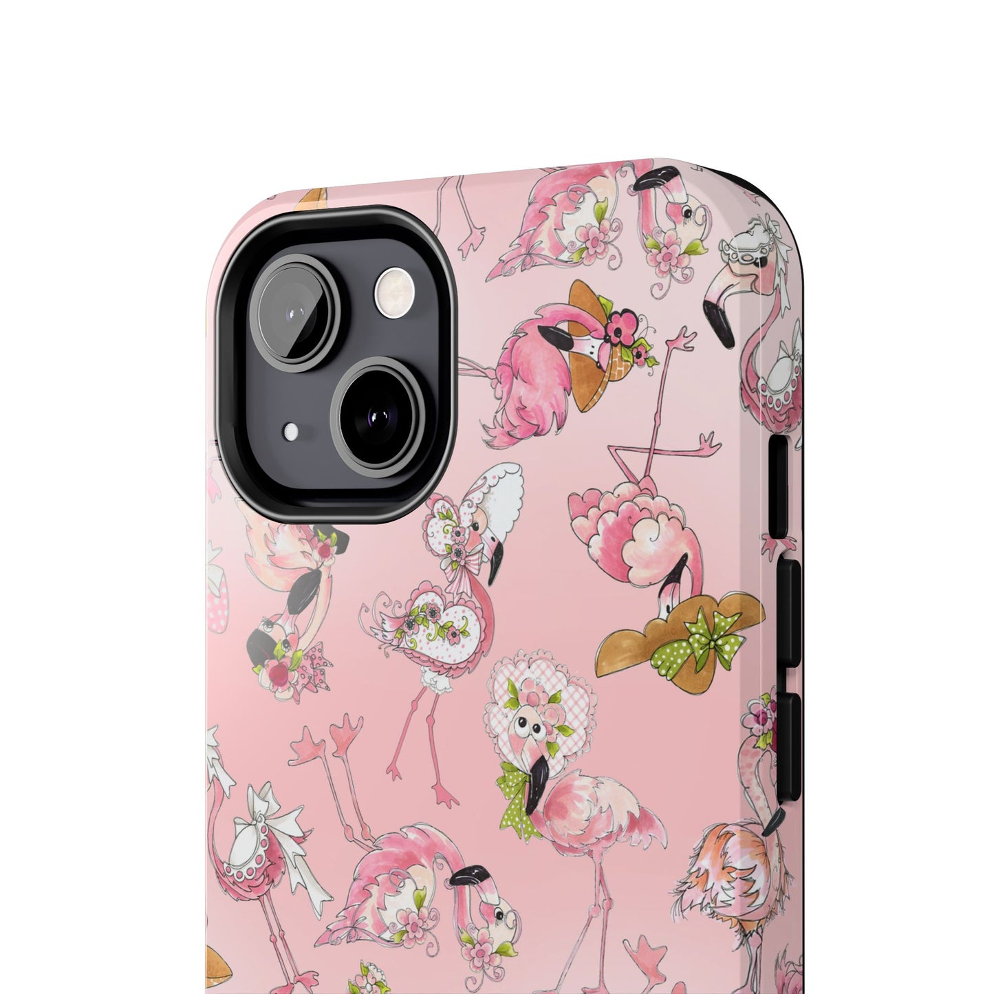 Tossed Flams Pink Phone Case