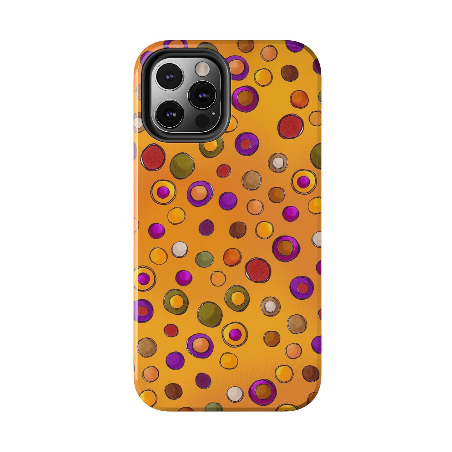 Double Dot Yellow Phone Case