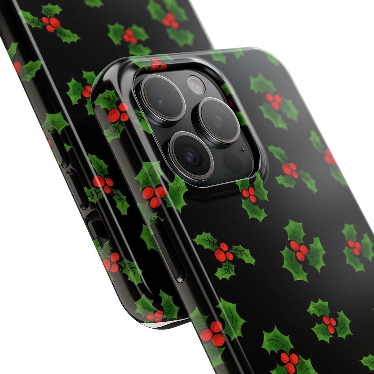 Lotsa Holly Black Phone Case