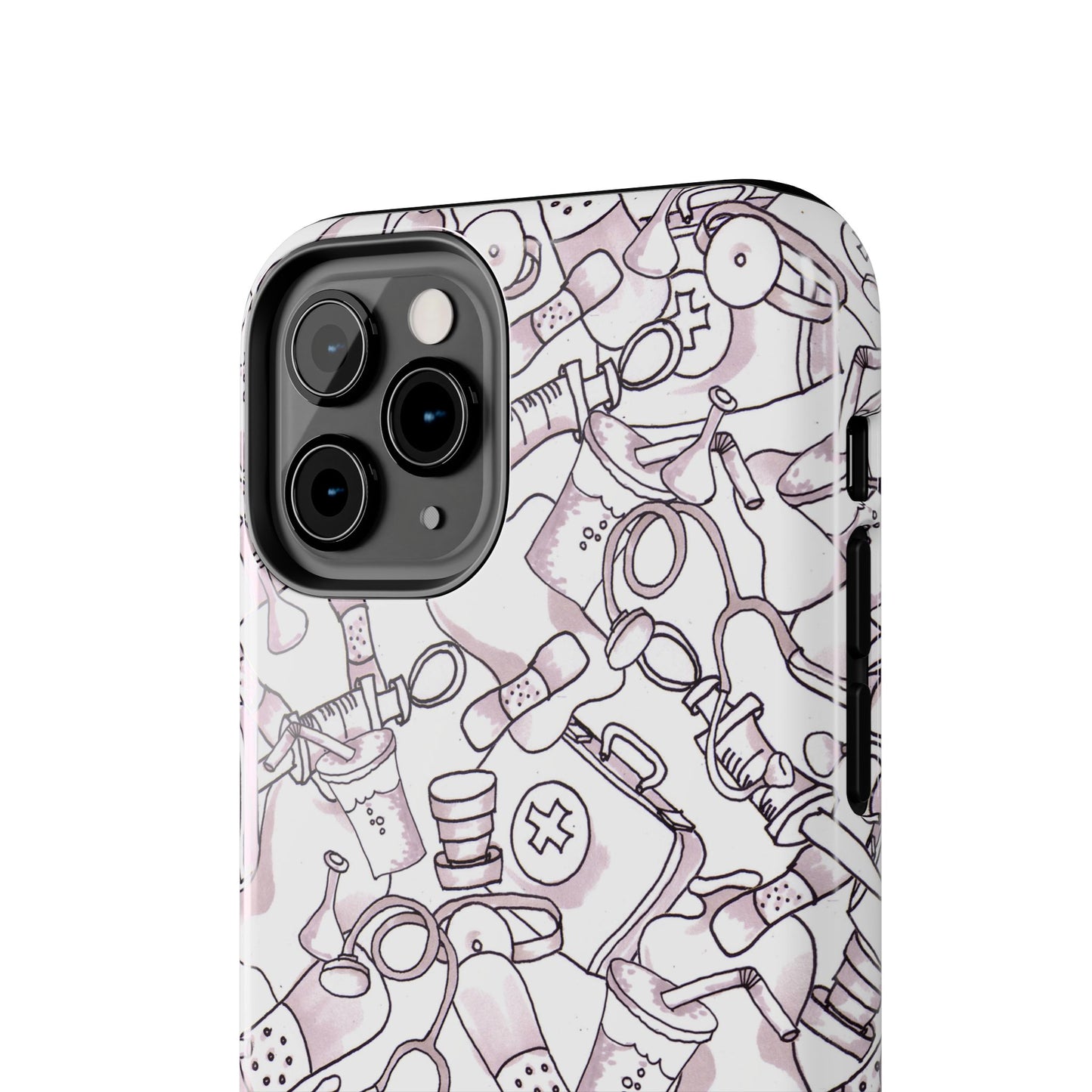 Med Stuff White Phone Case
