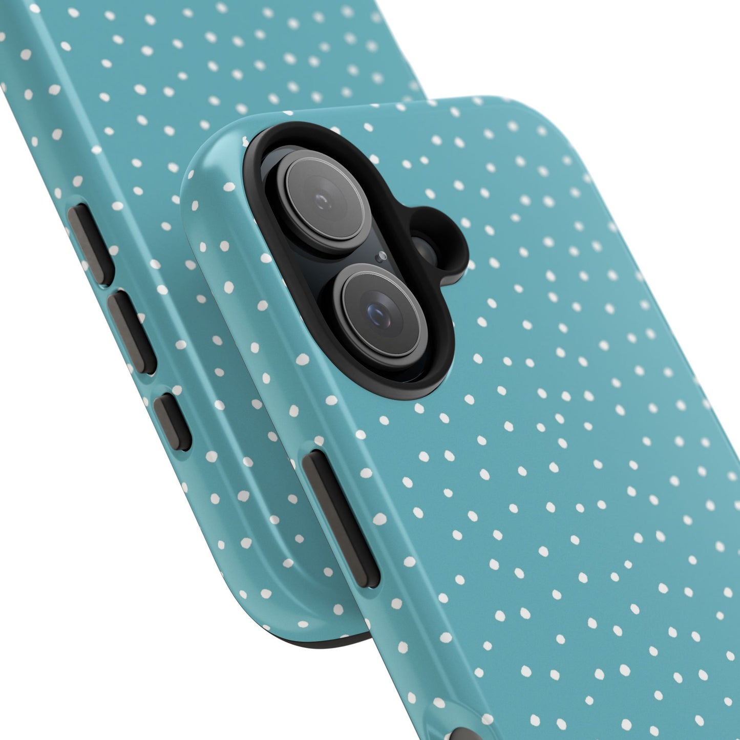 Dinky Dots Turquoise / White Phone Case