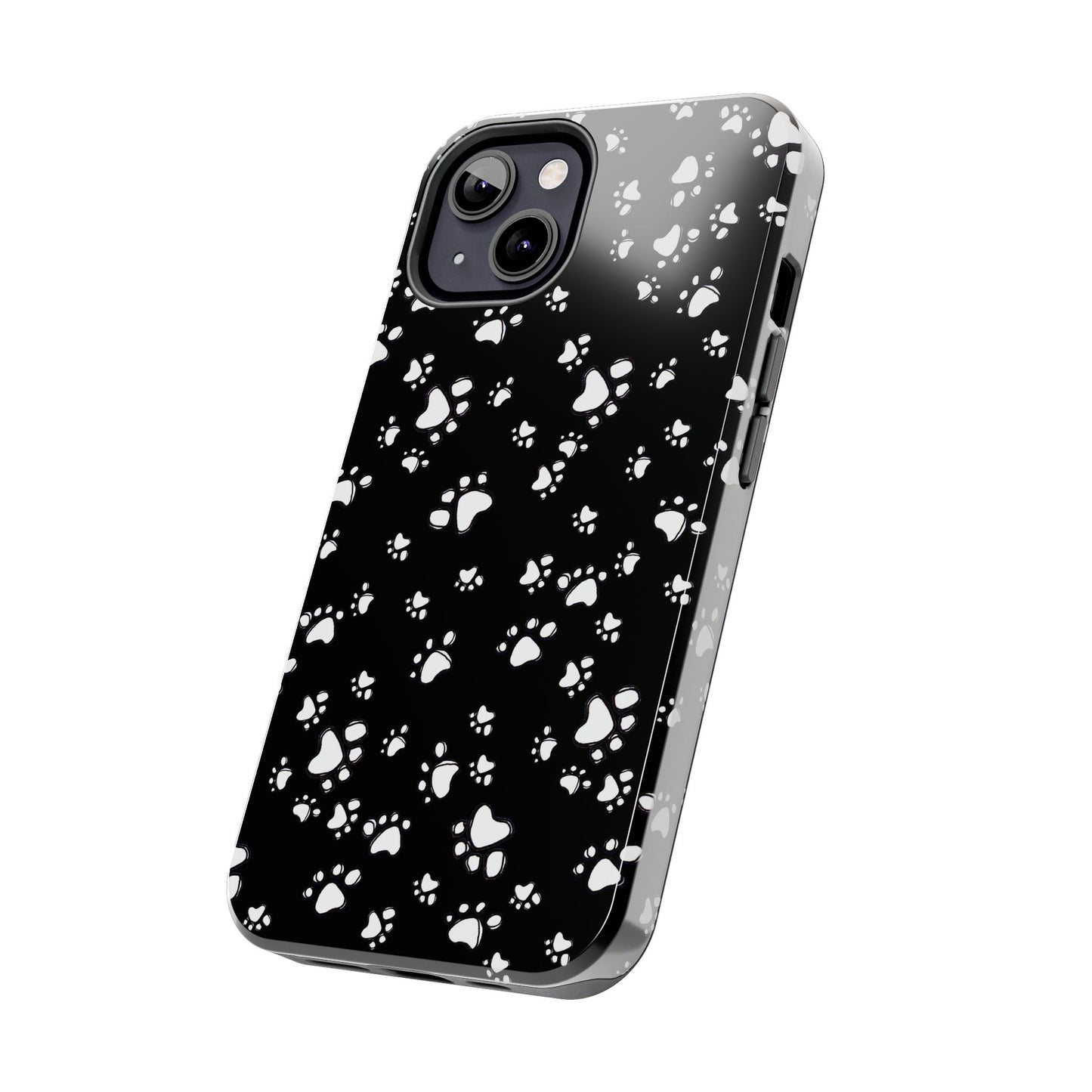 Paw Flakes Black Phone Case