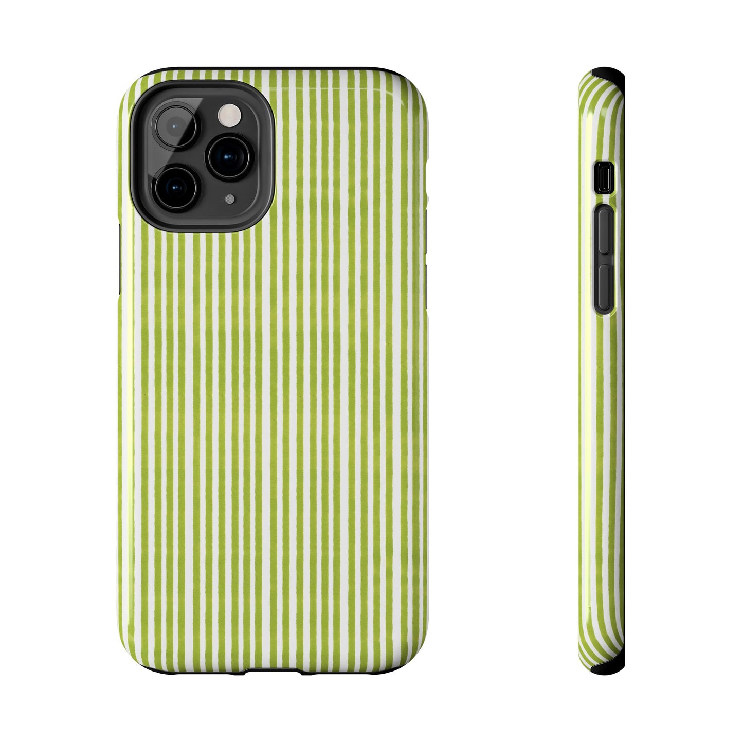 Lazy Stripe Lime Phone Case