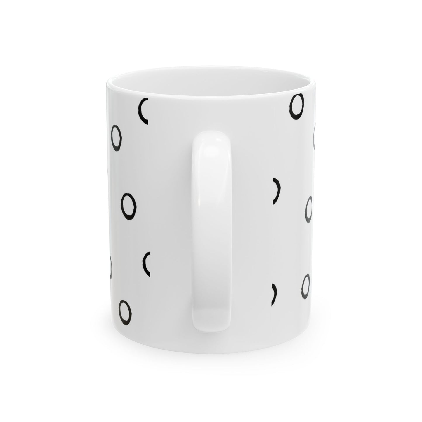 Open Dots Black Cup
