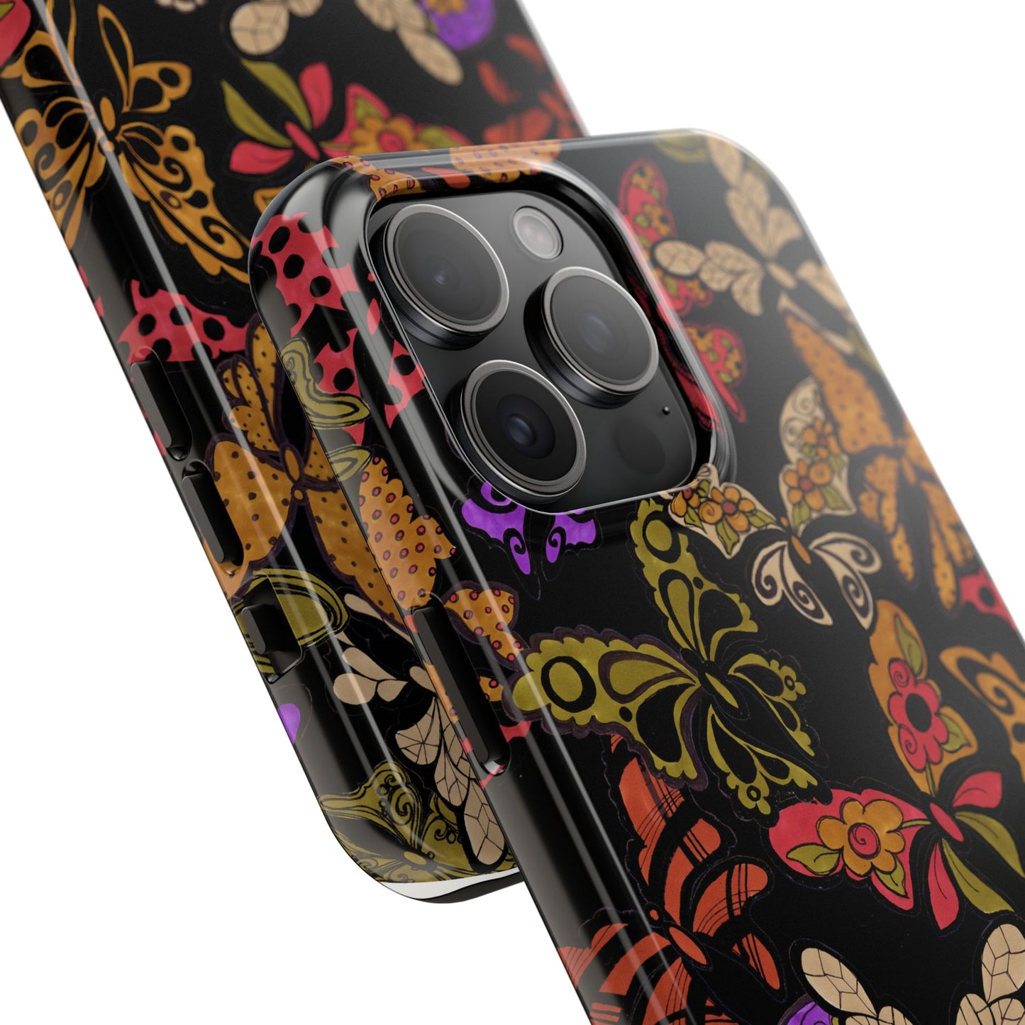 Flighty Black Phone Case