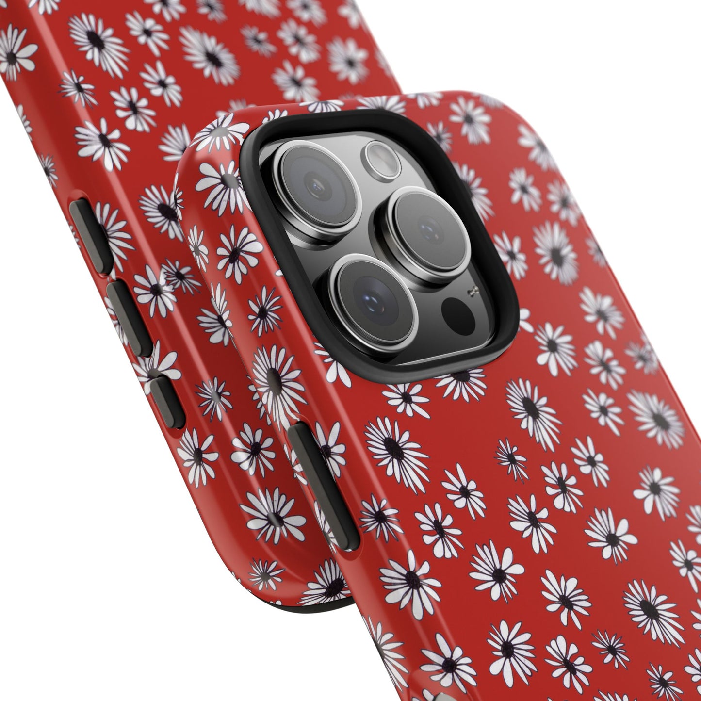 Random Daisy Red / White Phone Case