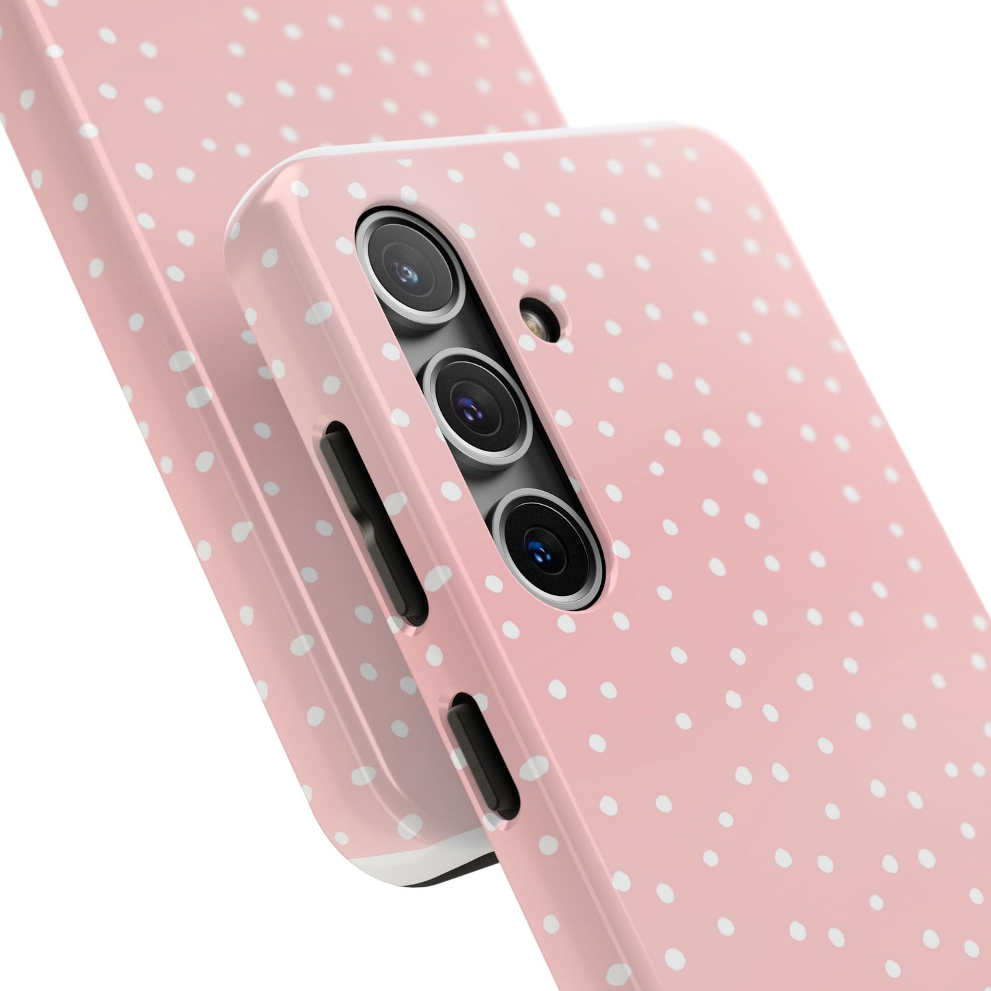 Little Dots Pink / White Phone Case