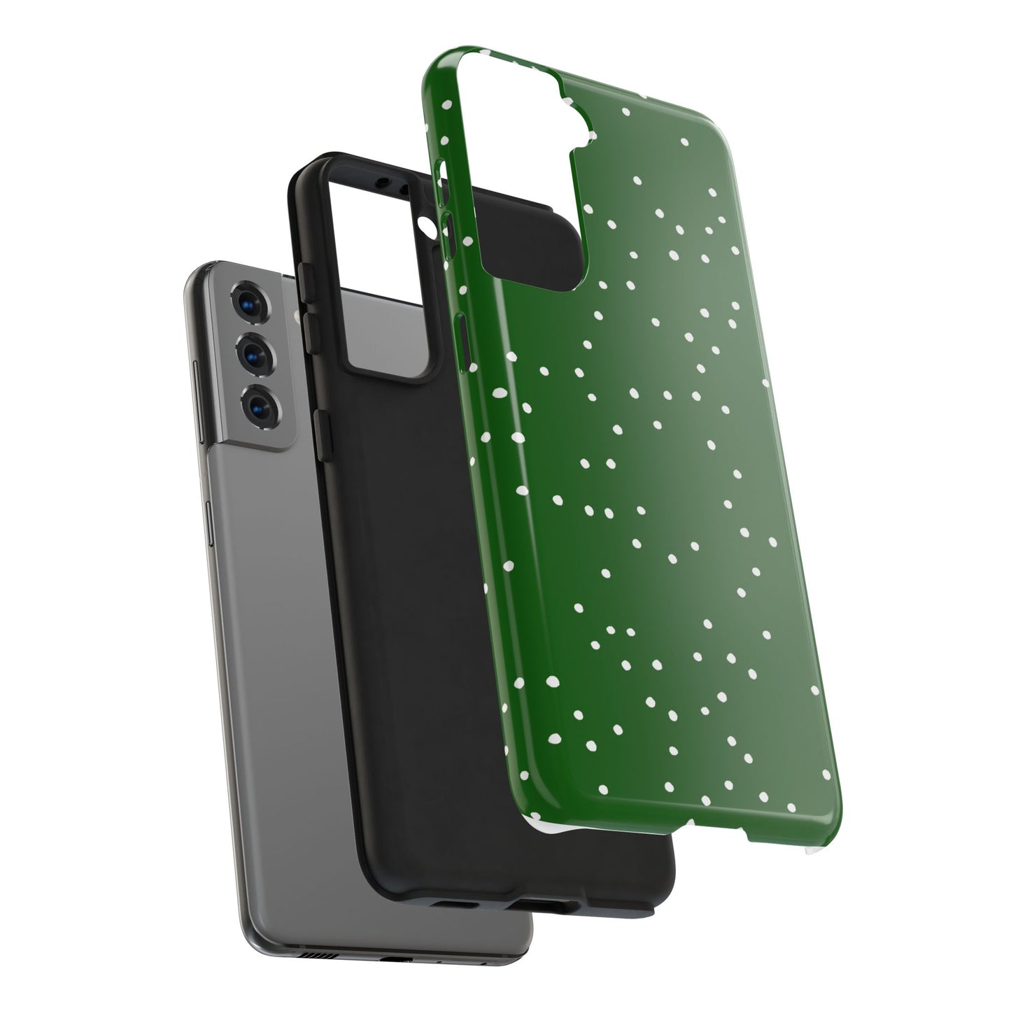Star Dots Green Phone Case