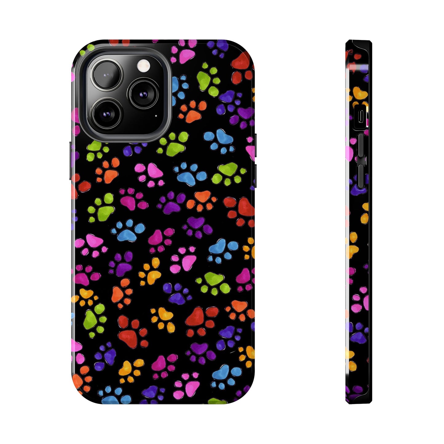 Fancy Paws Black Phone Case