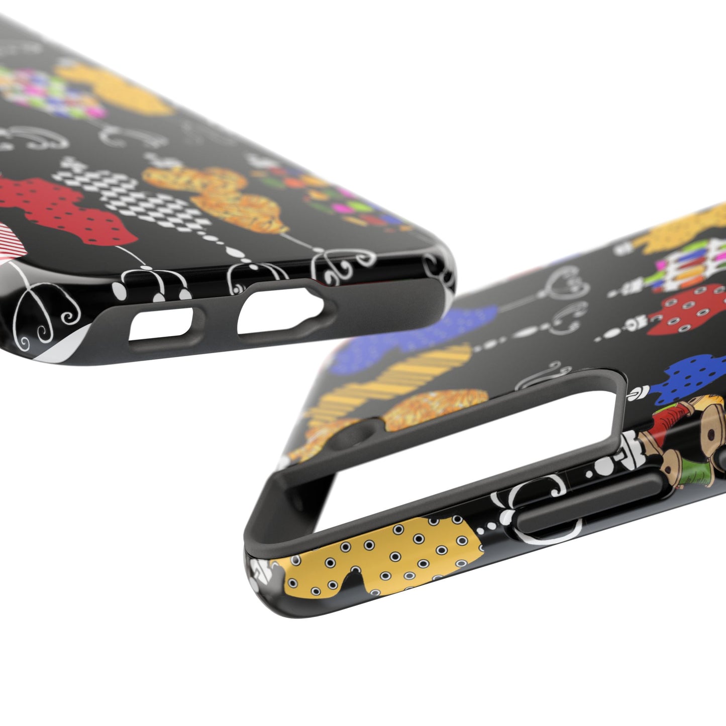 Go Figure Black / Multi Phone Case