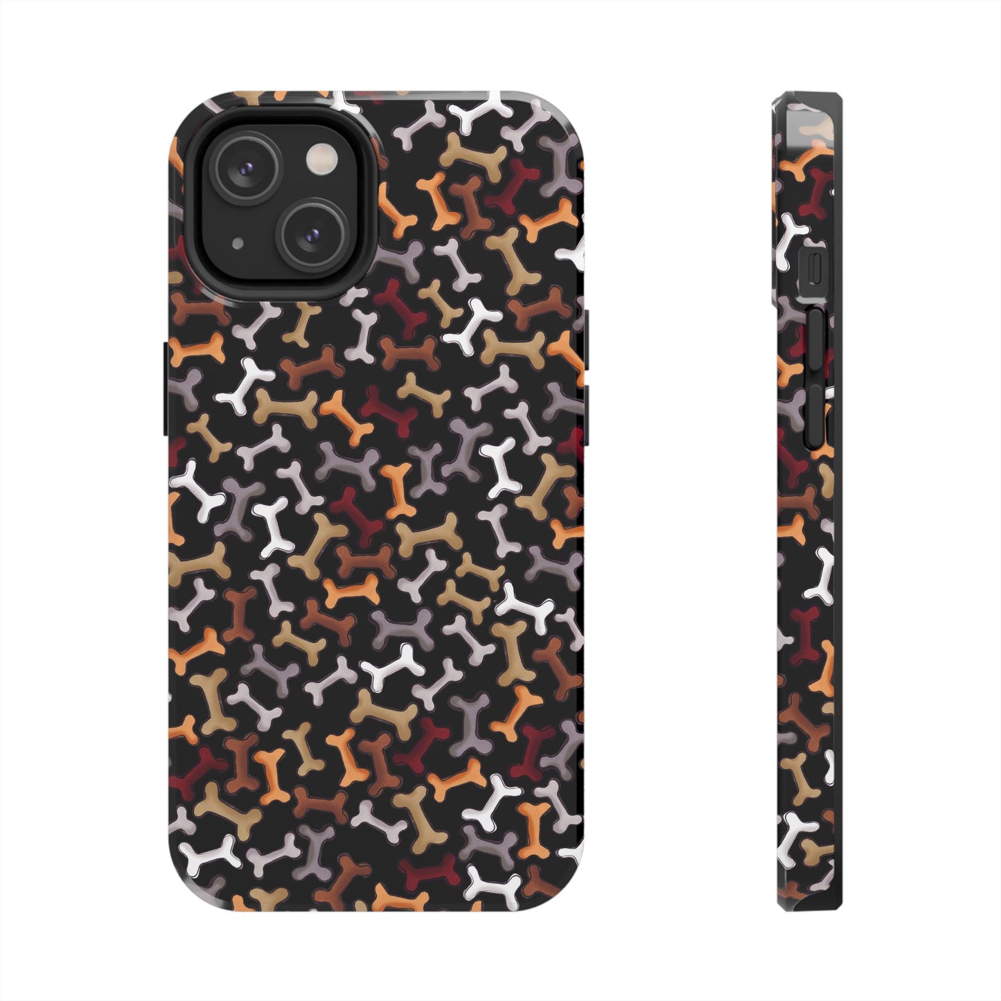 Dog Bones Black Phone Case