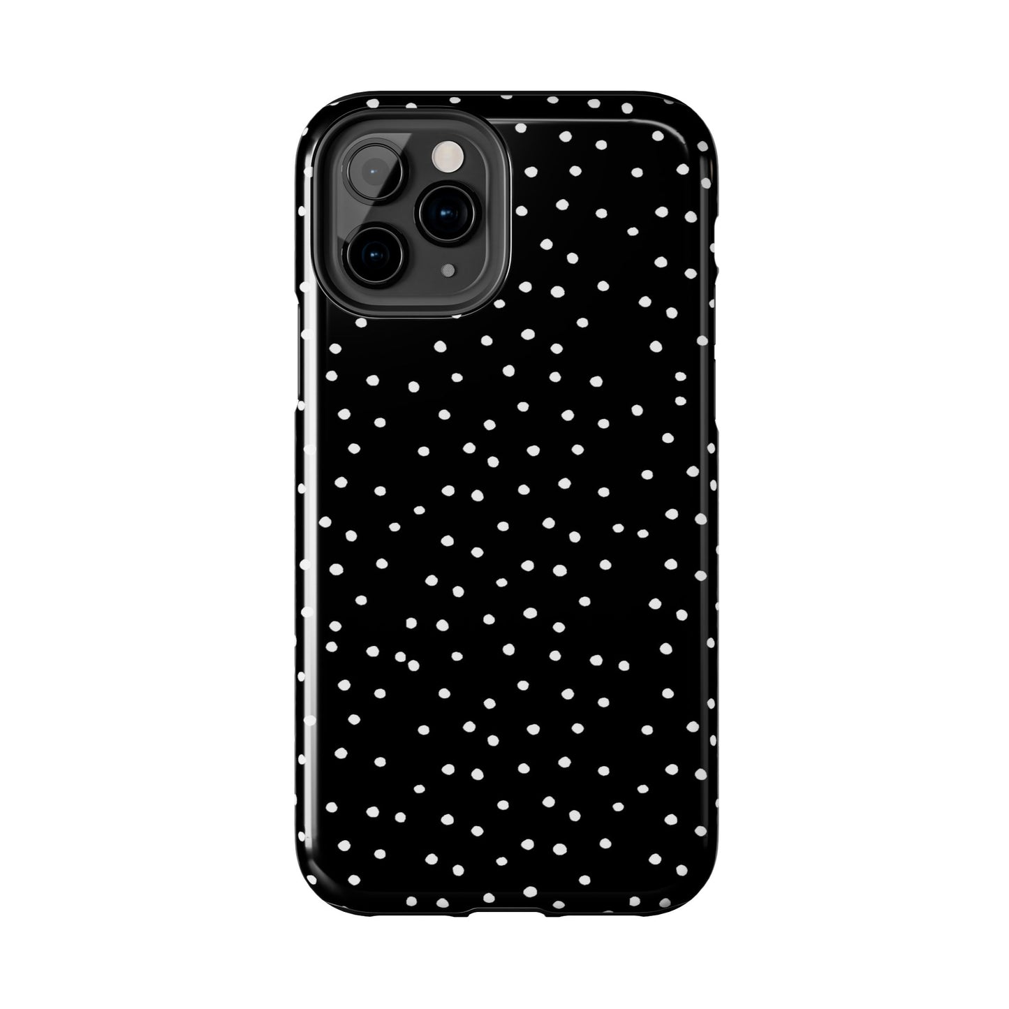 Dinky Dots Black / White Phone Case