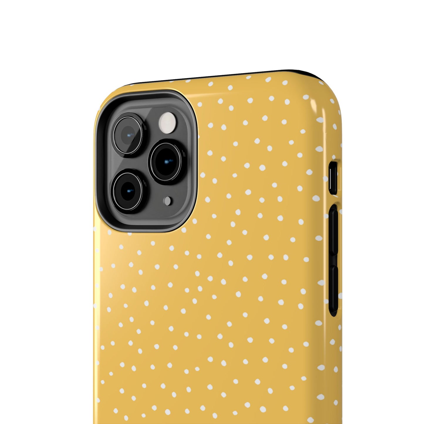 Dinky Dots Yellow / White Phone Case