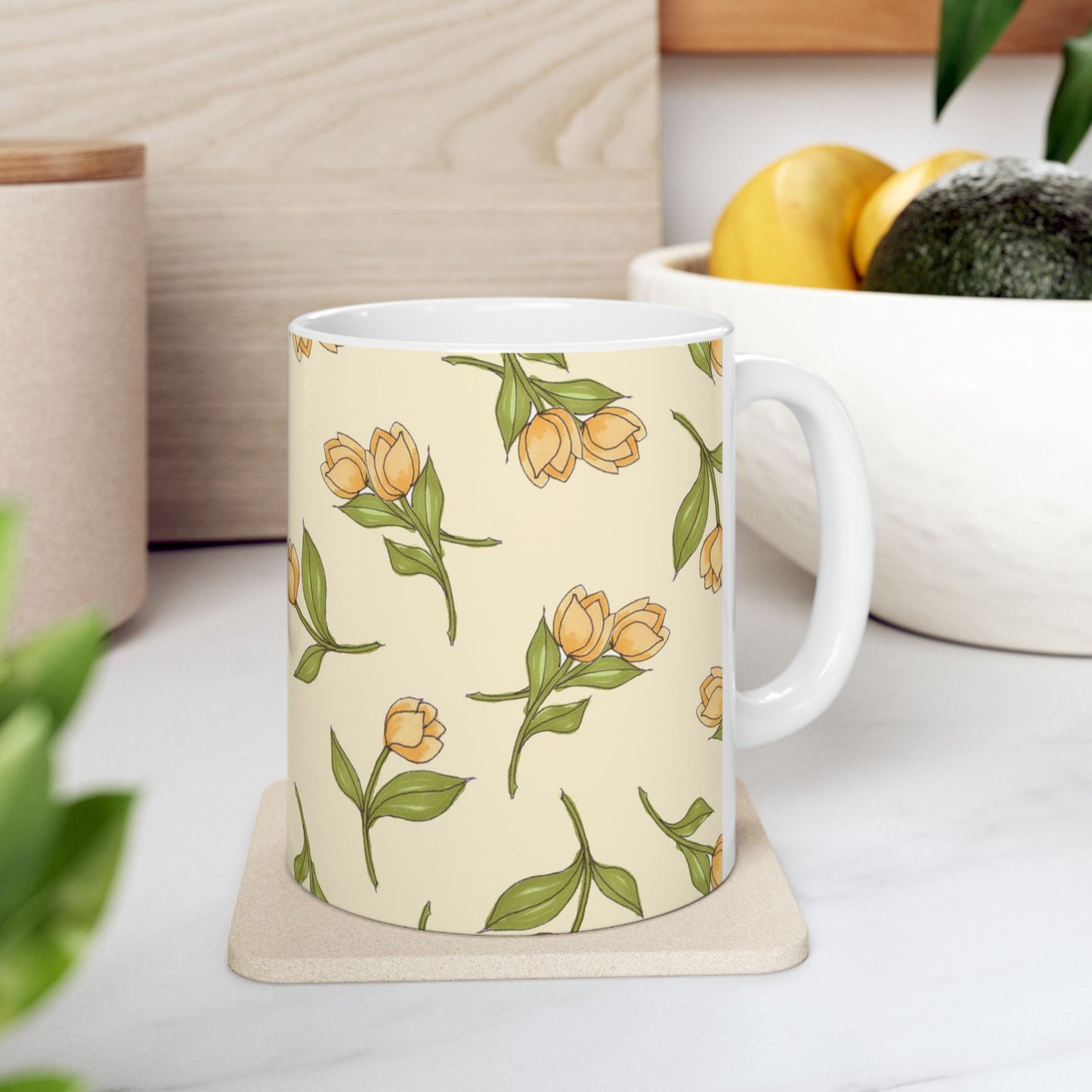 Tossed Tulips Cup