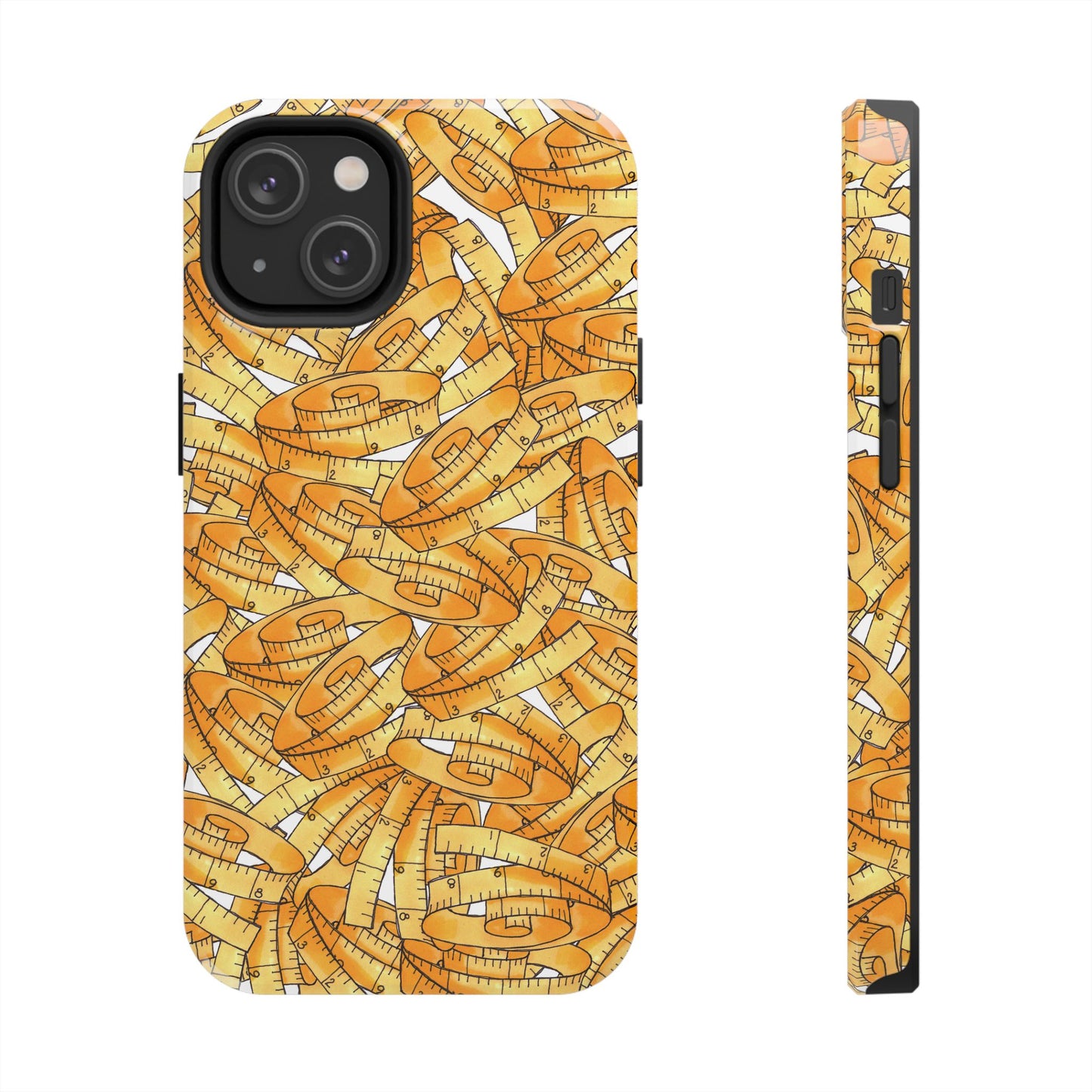Tape Storm White / Yellow Phone Case