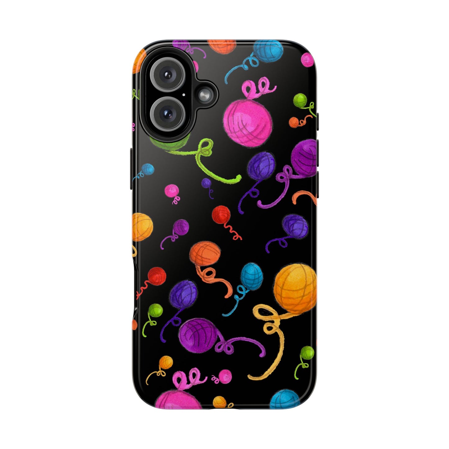 Yarniverse Black Phone Case