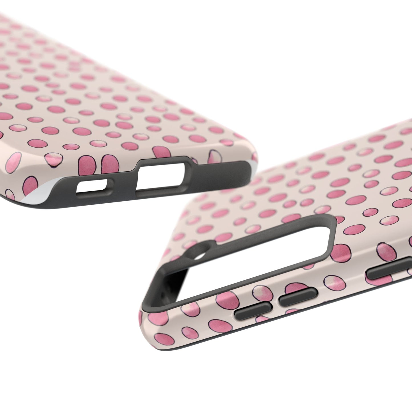 Egg Dots Vanilla / Pink Phone Case