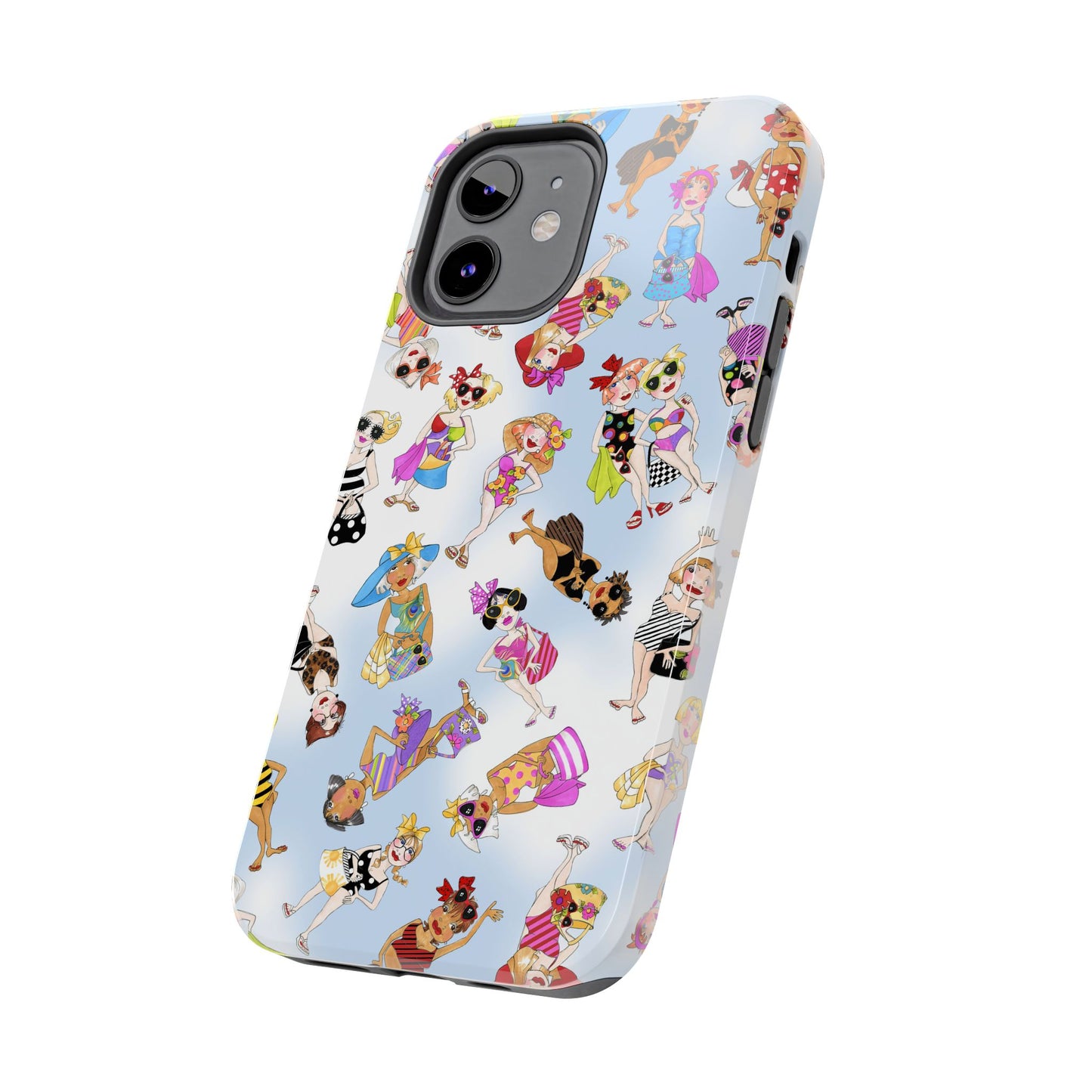 Tossed Beauties Blue Sky Phone Case