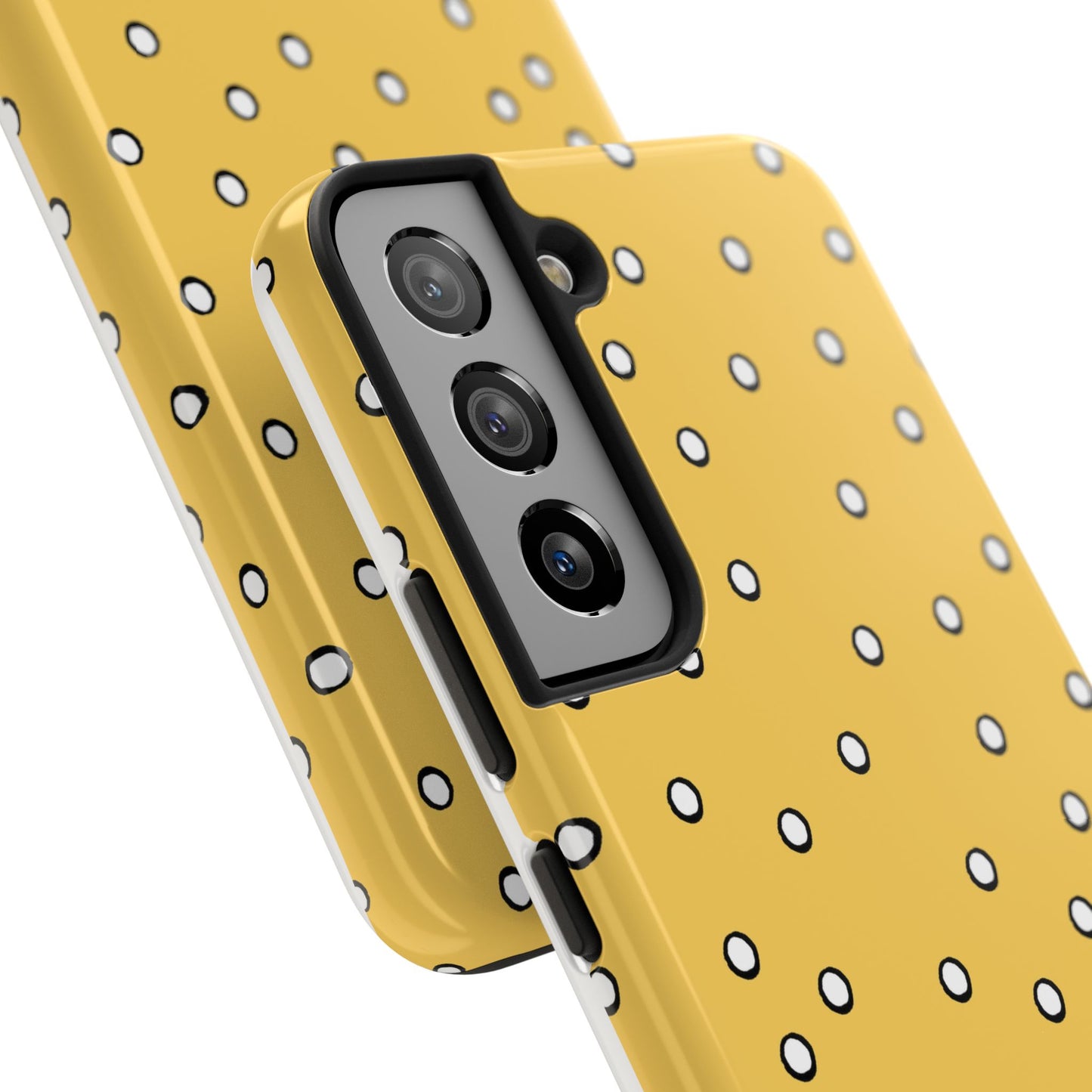 Dots Yellow / White / Black Phone Case