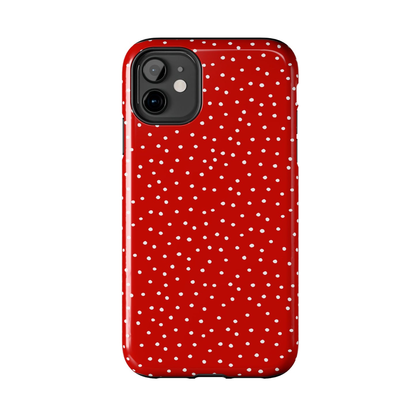 Dinky Dots Red / White Phone Case