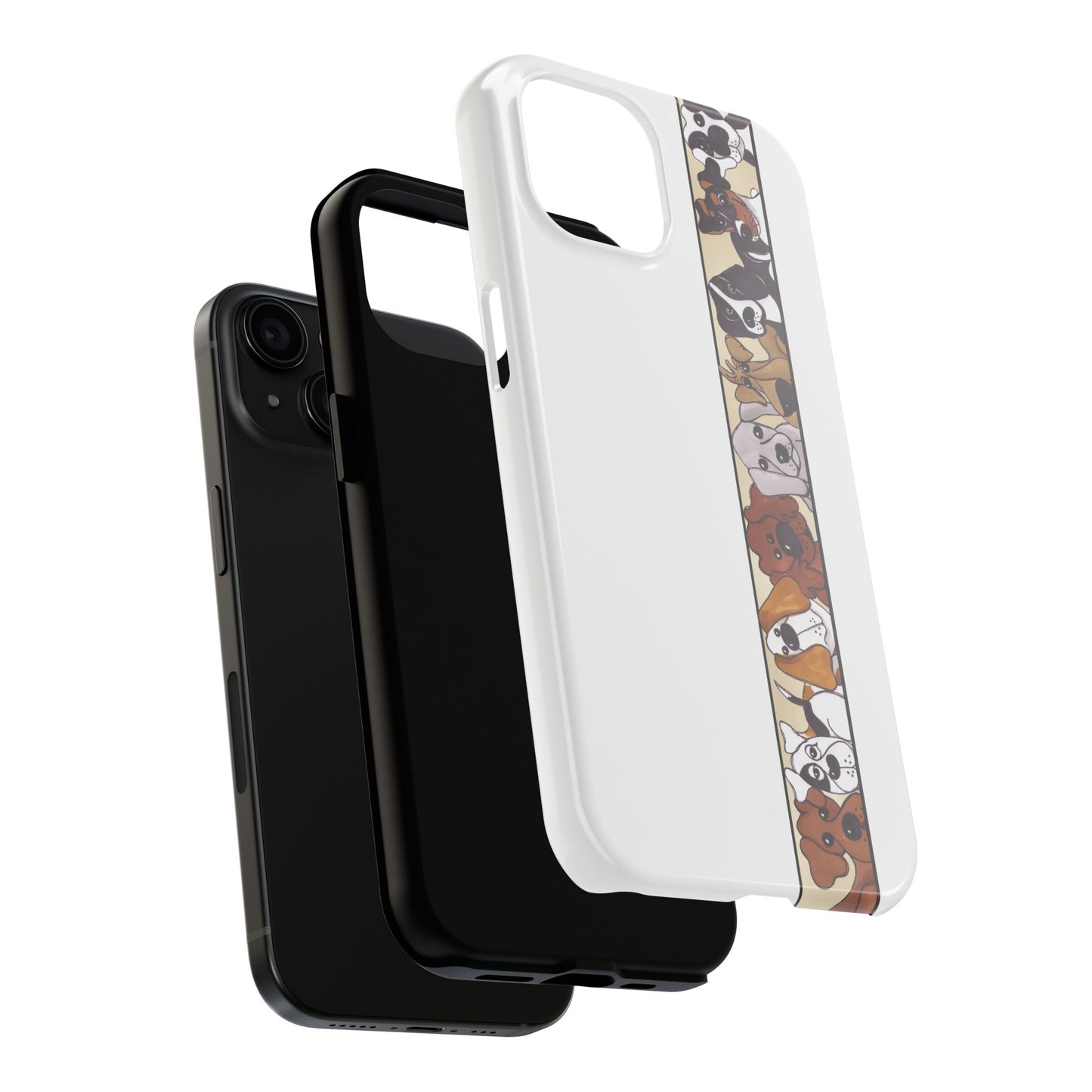 Doggie Delight Border Phone Case