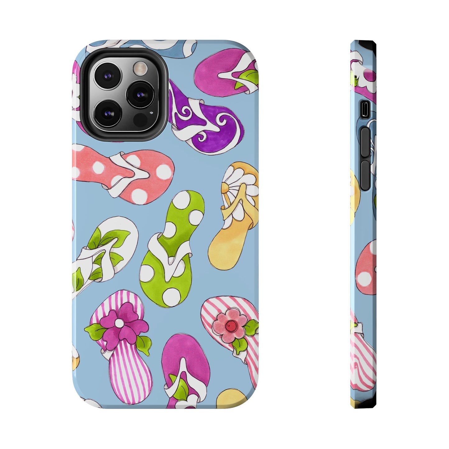 Flip Flops Blue Phone Case